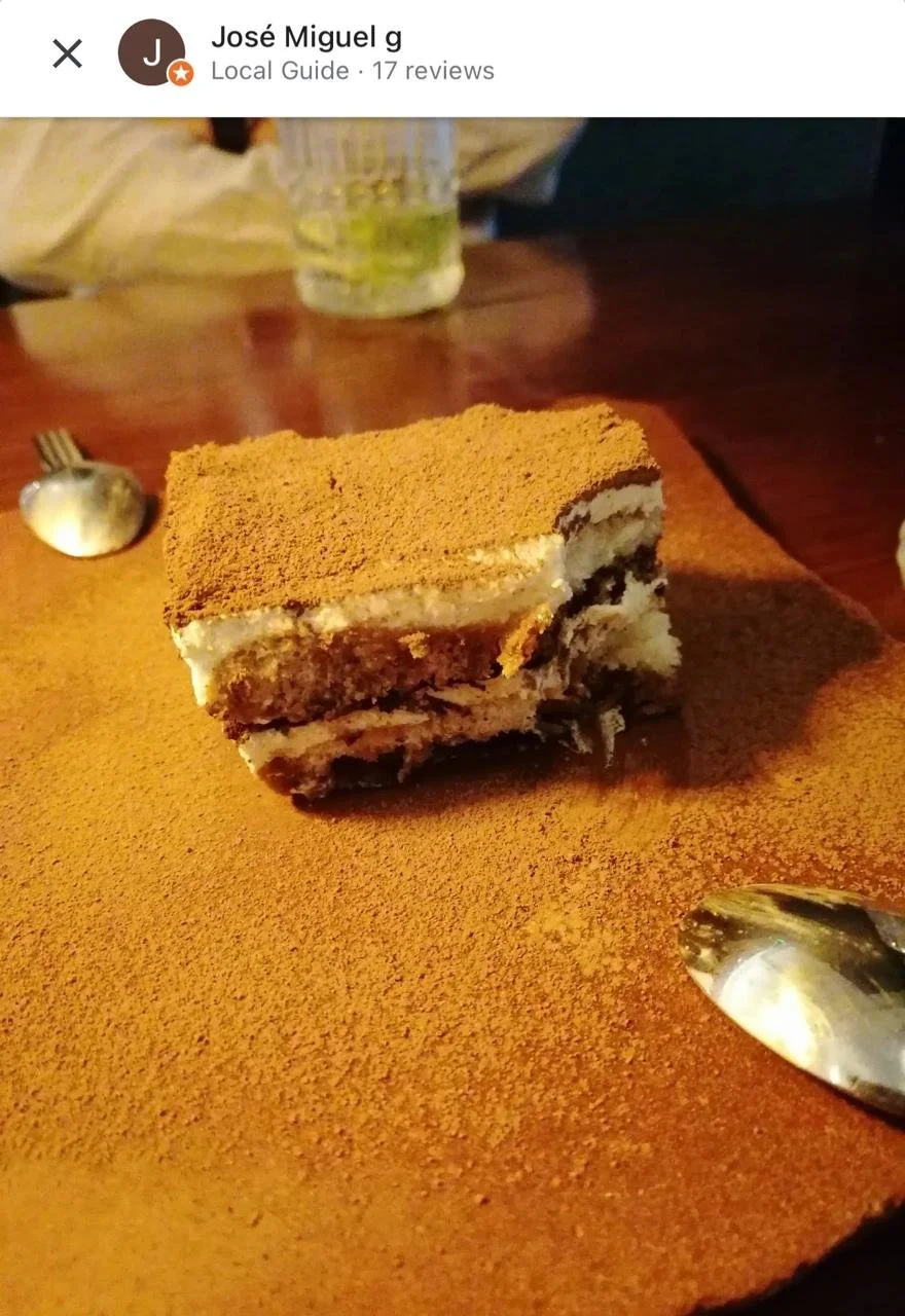 Tiramisù from  five stars google review