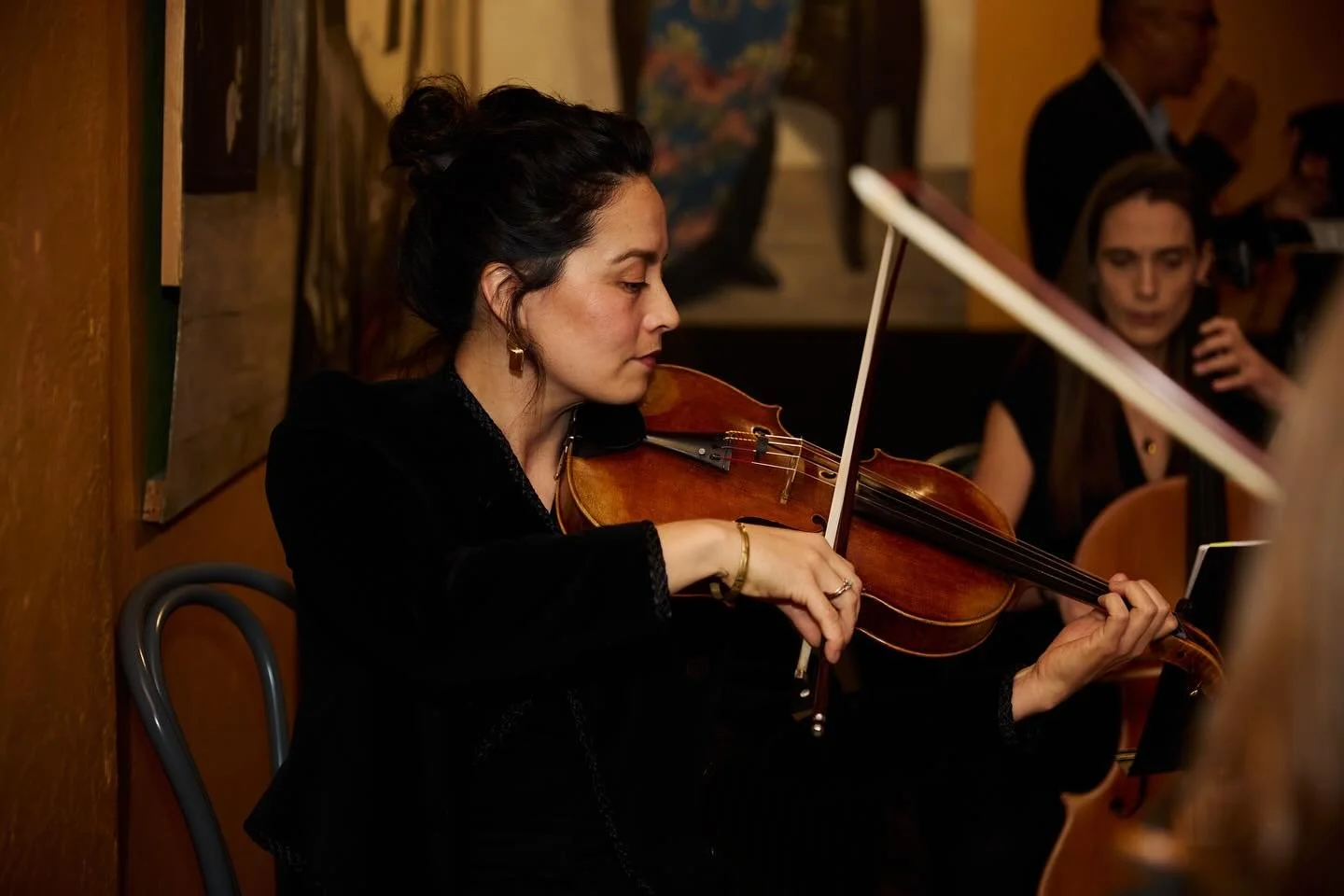 Thank you for capturing our musicians so beautifully, @laura.may.grogan 
.
Opening Night Gala for @italianfilmfest @palacecinemas 
.
#italianfilmfestival #italianfilm #astortheatre #astortheatremelb #italianculture #palacecinemas #stringtrio #eventmu