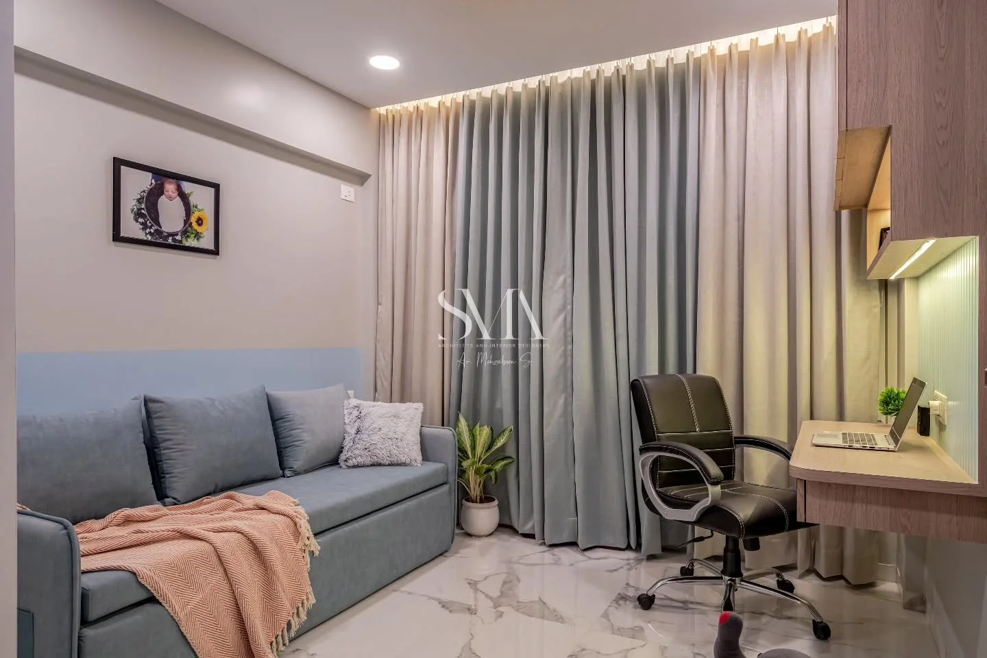 🌿 Where Serenity Meets Style at Pride Platinum, Baner 🌿

This 3BHK residence (1,500 sqft) was designed with one clear vision&mdash;to transform everyday living into an elevated experience.

The interiors reflect calmness through a soft pastel and n