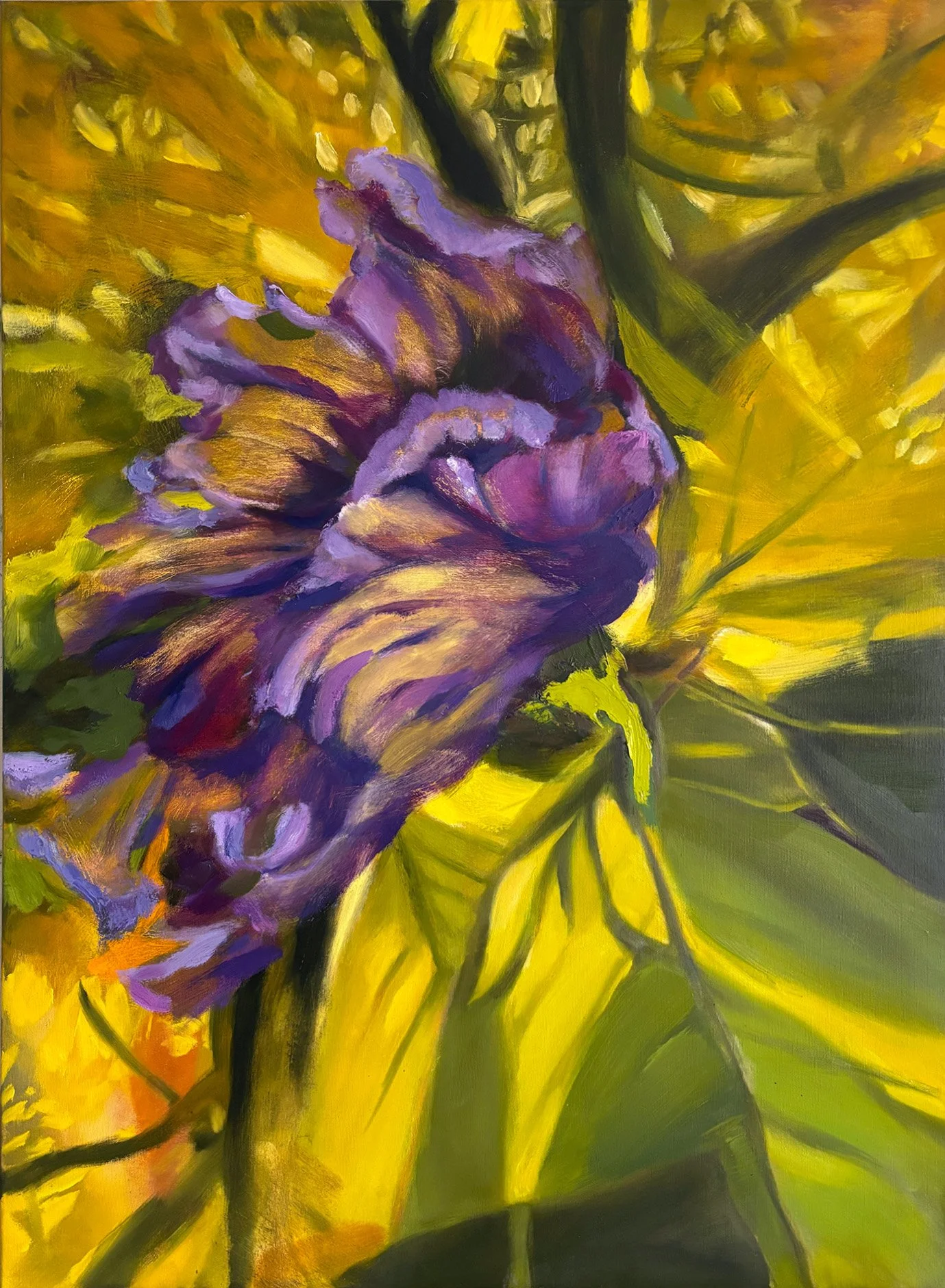 PoeTree_CS_Der Wald und seine Blumen_ 08, oil on canvas, 110 x 80 cm © CS 2025