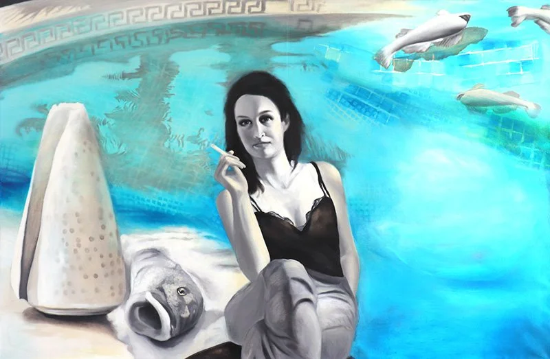 Portrait Ulli, Oil on Linen © CS 2013