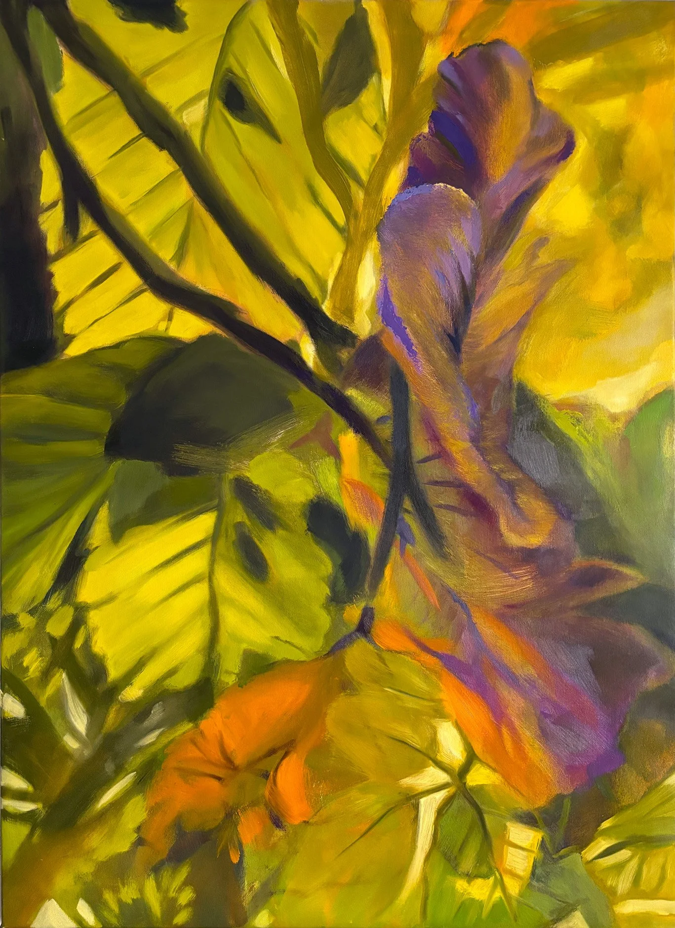 PoeTree_CS_Der Wald und seine Blumen_ 09, oil on canvas, 110 x 80 cm © CS 2025