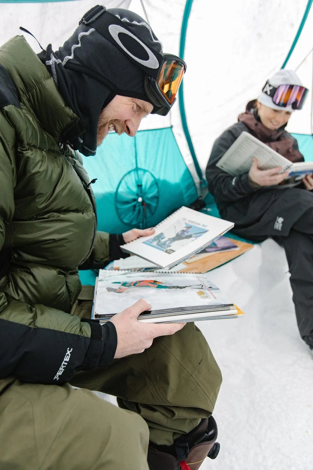 photography of mountain hardwear brand event at brighton ski resort