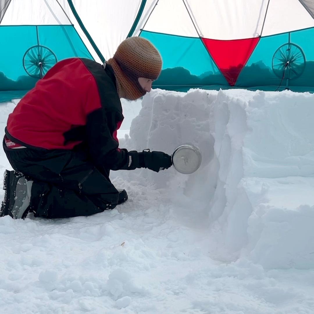 photography of mountain hardwear brand event at brighton ski resort