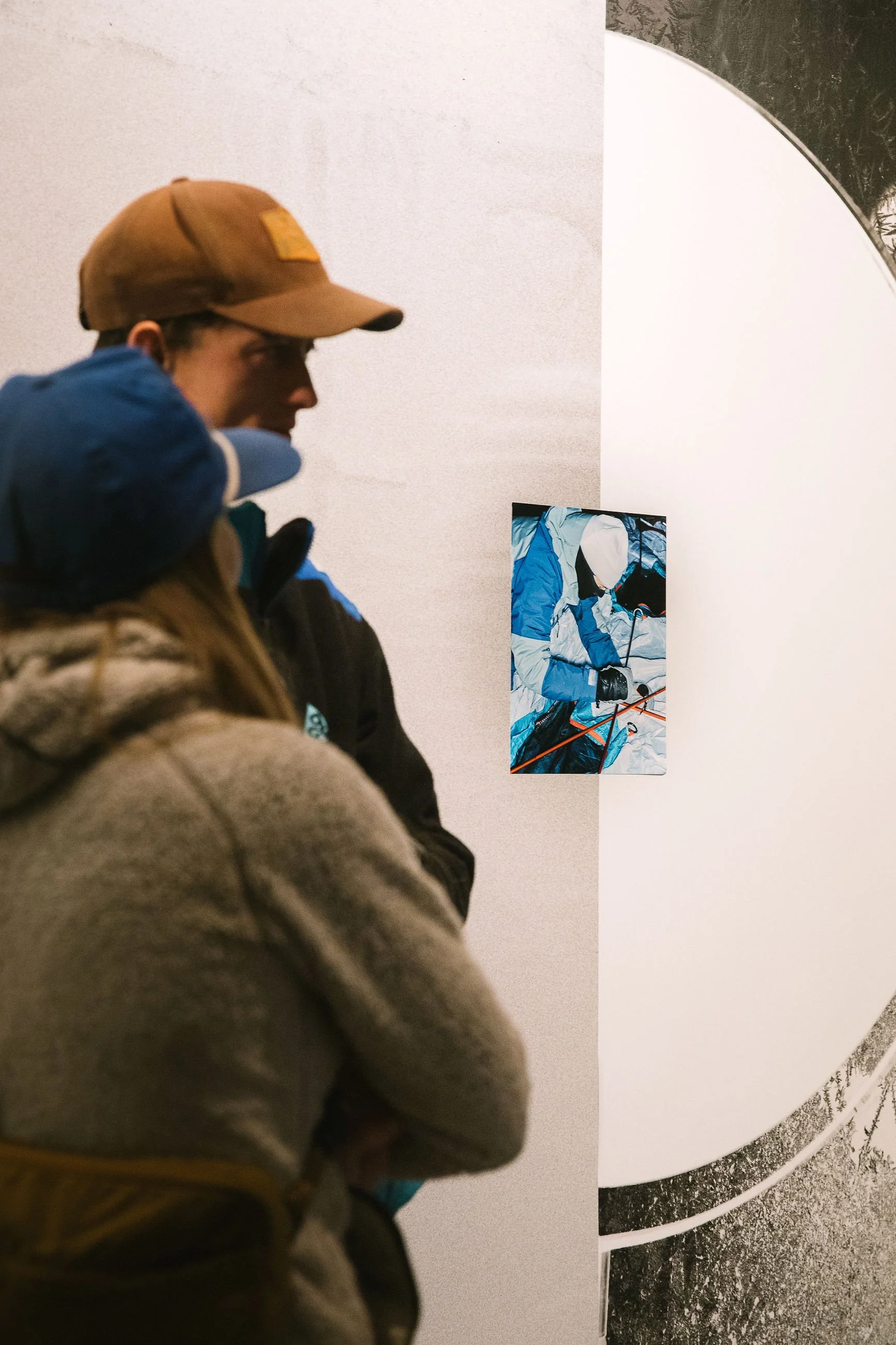 photo exhibition at evo ski shop in brighton for mountain hardwear