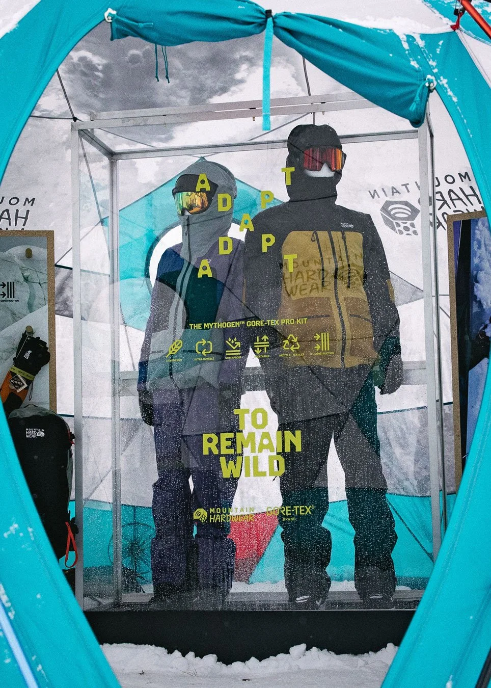 photography of mountain hardwear brand event at brighton ski resort