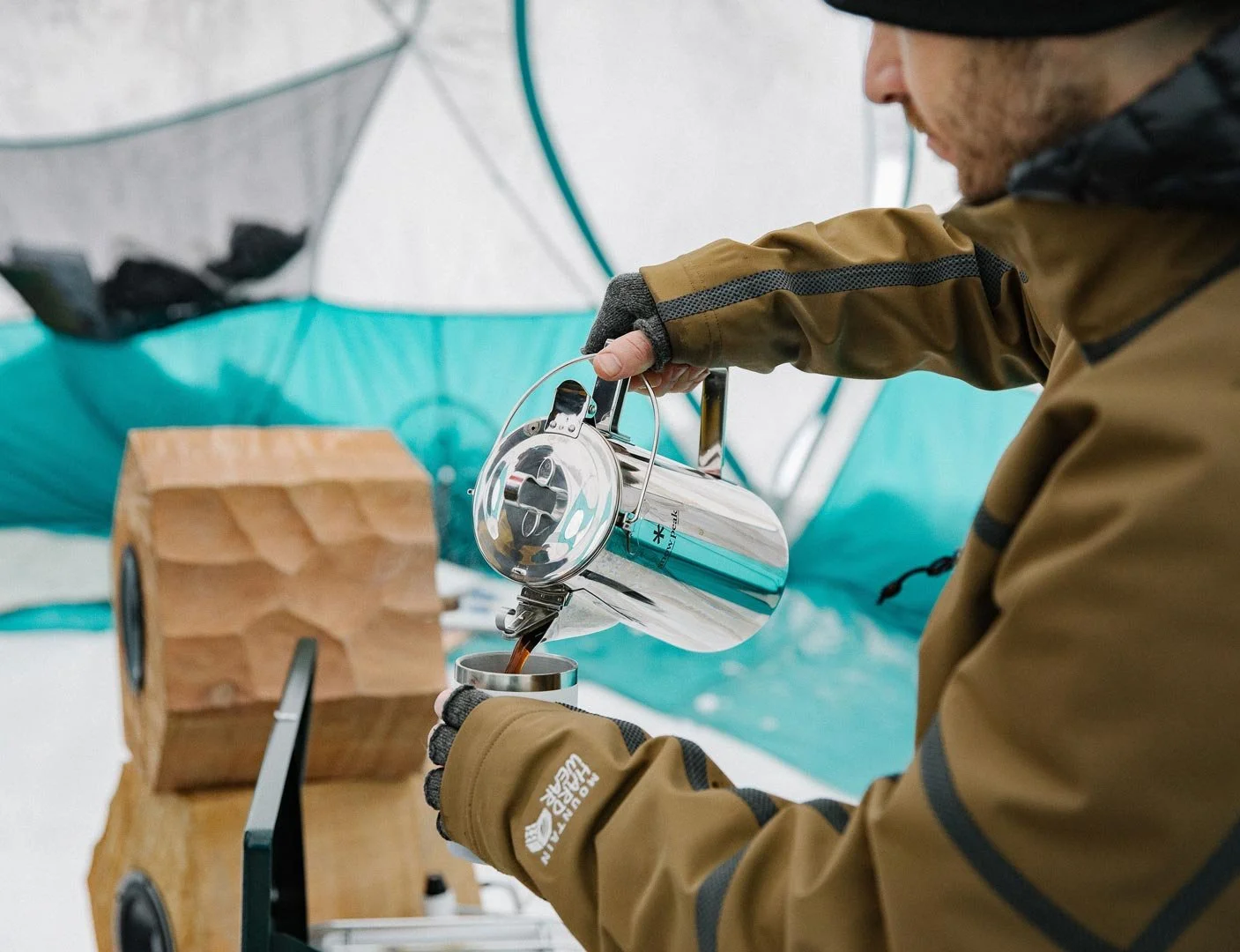 photography of mountain hardwear brand event at brighton ski resort