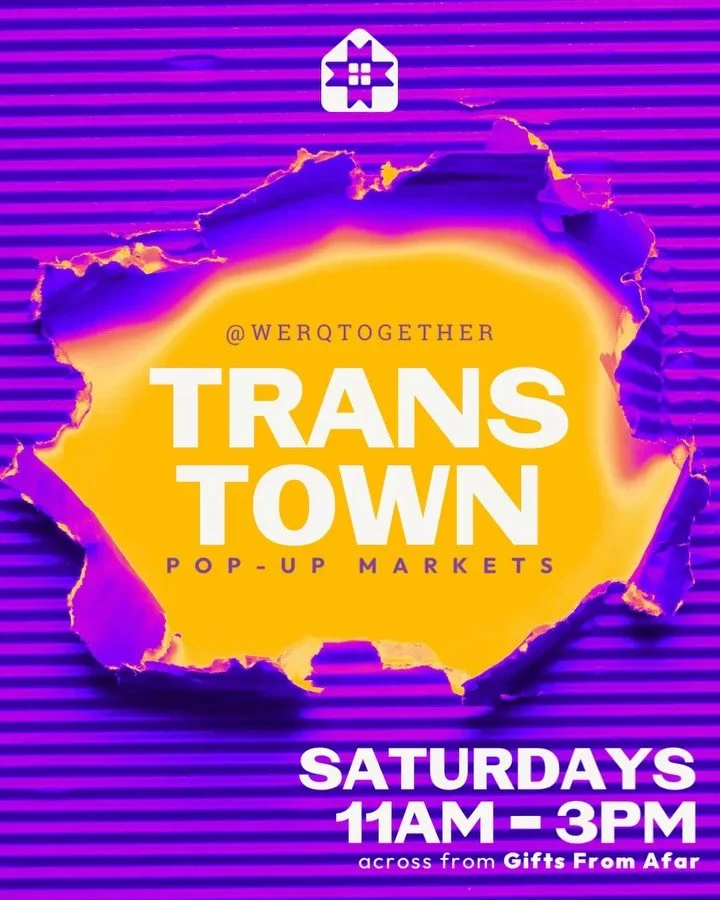 You&rsquo;re looking for gifts that actually mean something? Art made by people. Wellll, it&rsquo;s time to visit Trans Town 🚀✈️🚌🚍⛴️

📅 4 Saturdays starting Nov 29 through Dec 20, trans artists and makers fill our popup trans community hub at Llo