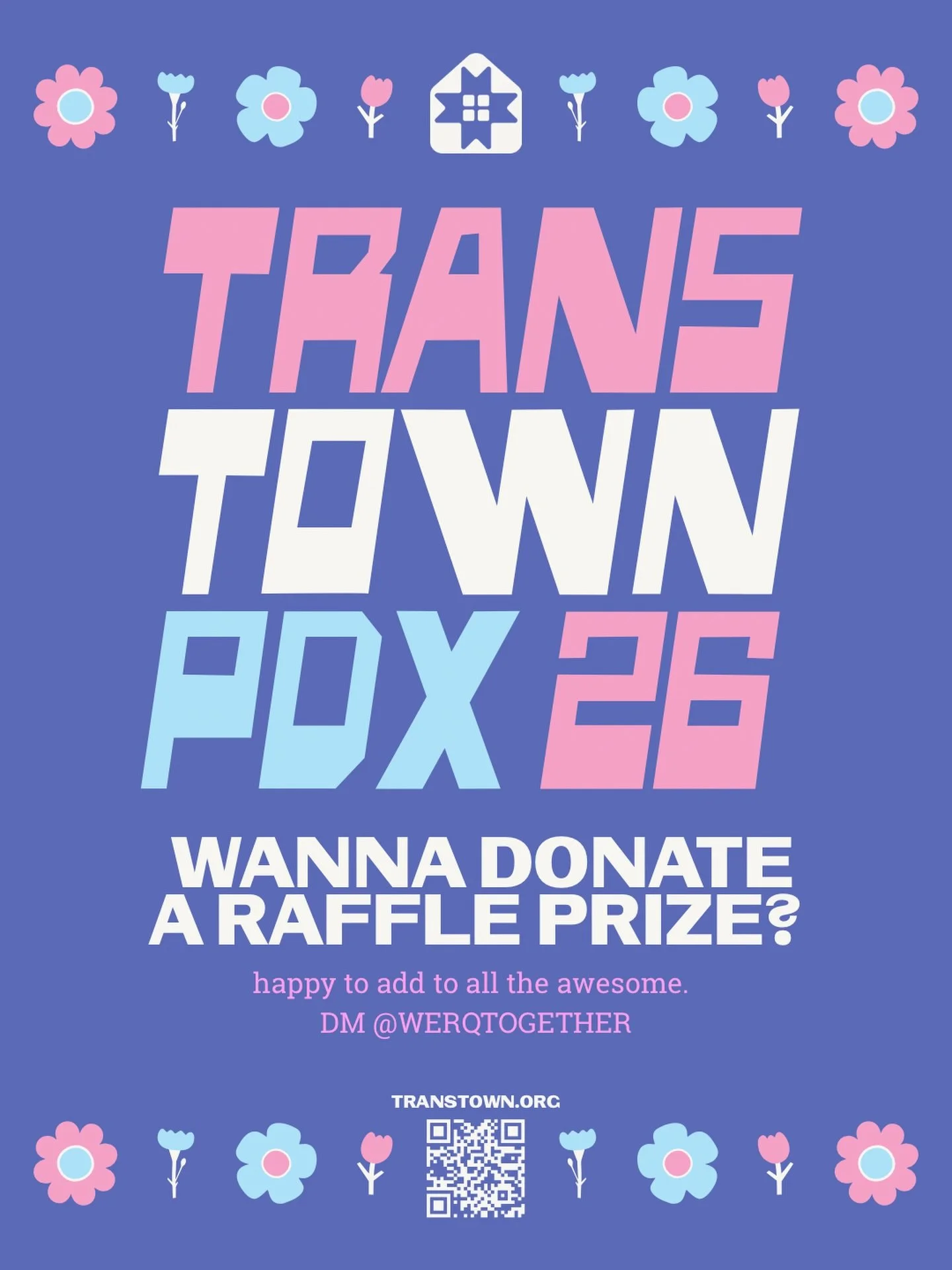 9 days until Trans Town PDX and our raffle and silent auctions prizes are absolutely STACKED. 🌸

We&rsquo;re talking $1,500 in legal name change services from Morris Family Law. A week-long ADU staycation in PDX x2. An overnight at @windmountainranc