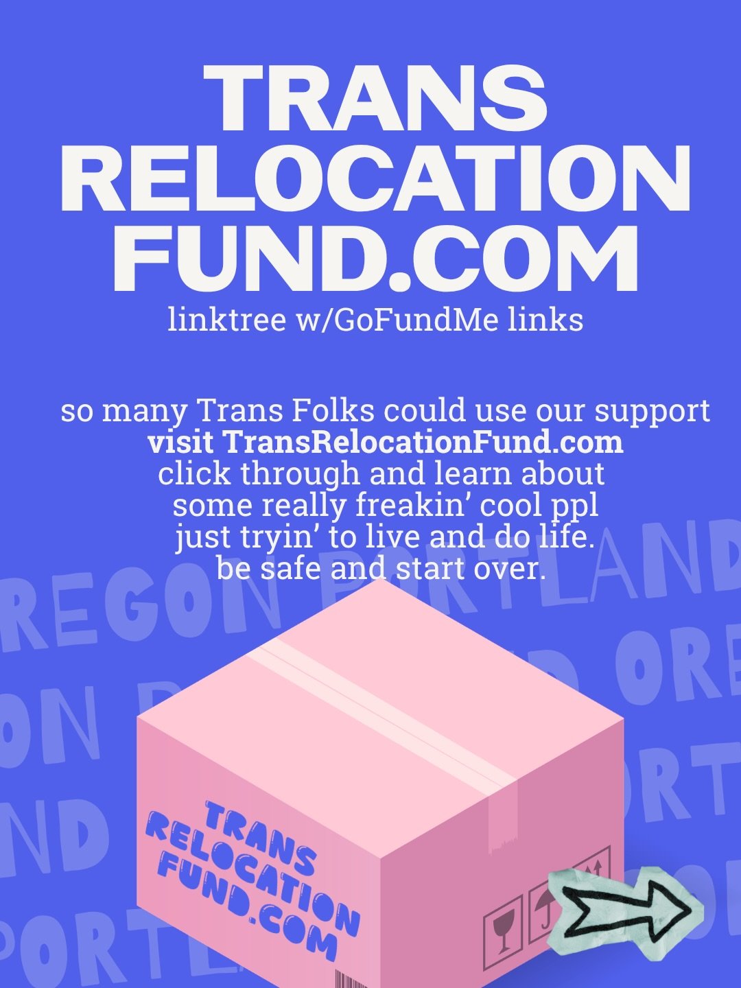Real people. Real need. We met with 30 trans folks for peer support, just in March. 

Every one of these folks could use your help. Some are already here. Others just getting settled. Some still making the plan. But they&rsquo;re all trans folks need
