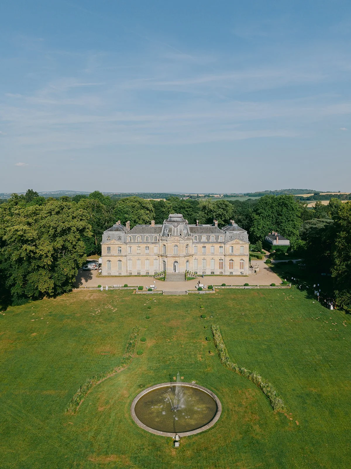 Eighteenth-century exterior of Château de Champlâtreux