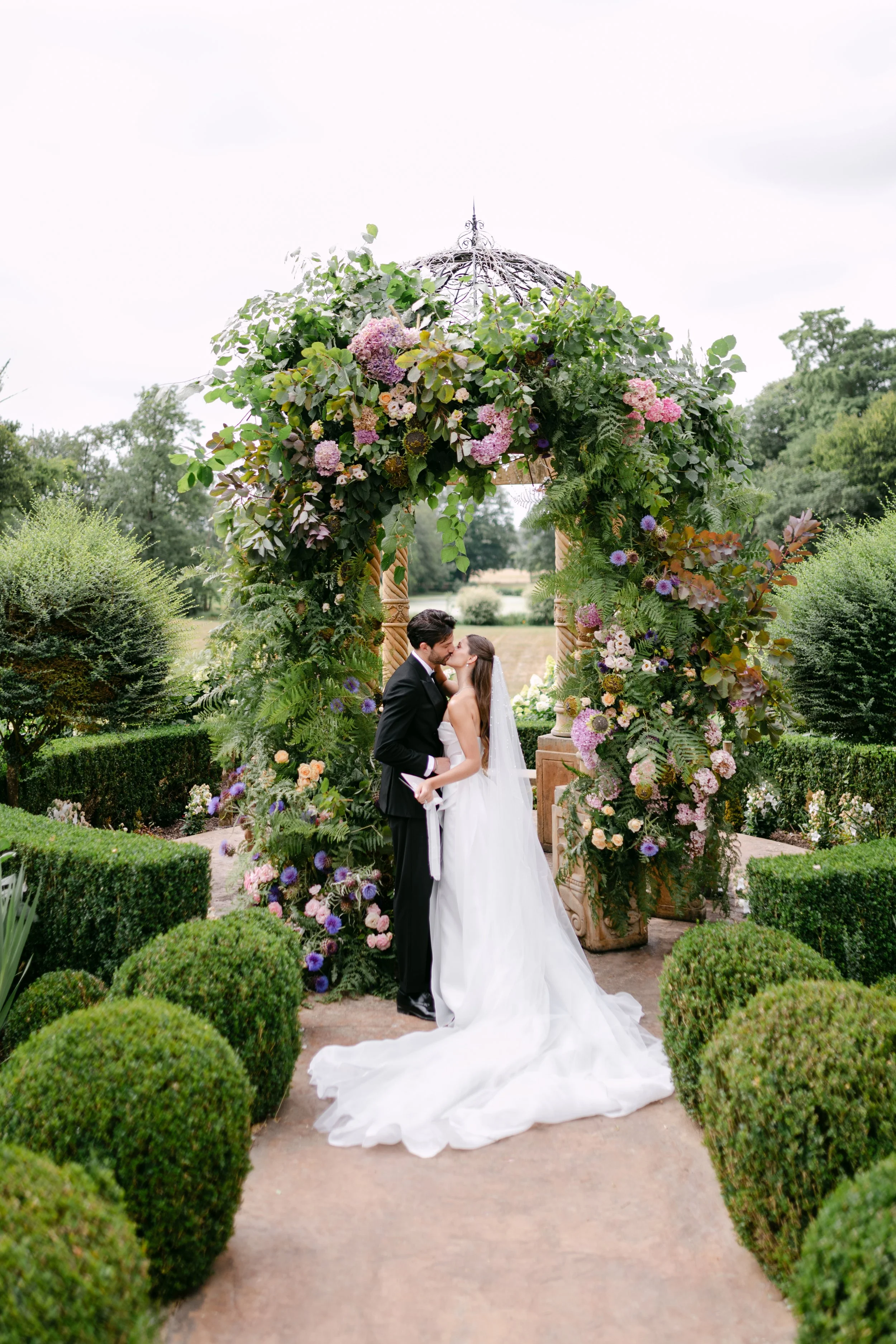 Luxury Wedding Floral Design at Château Challain, France