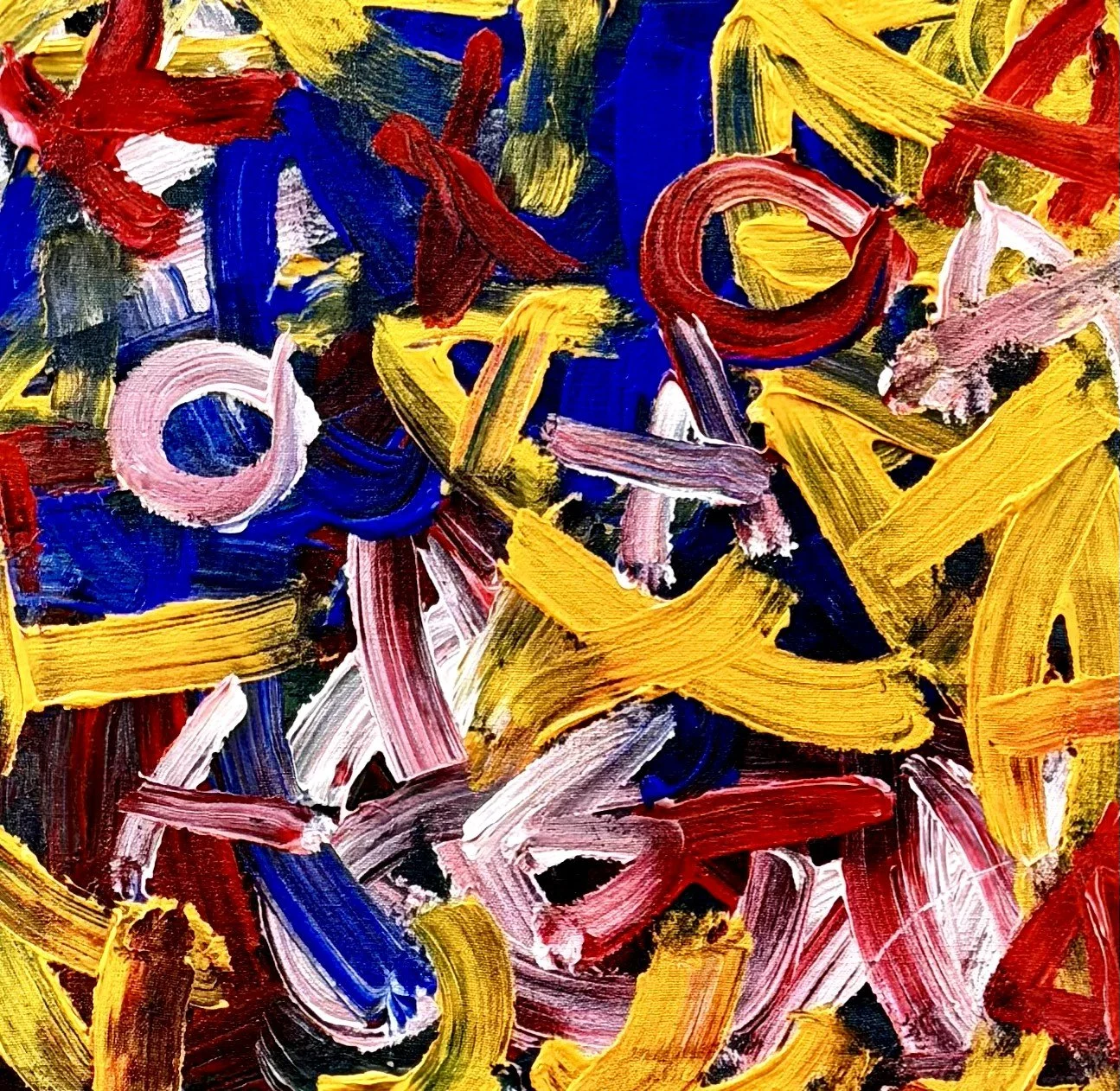 JULY 23rd, 2026. Acrylic paint on Canvas - 40x40cm