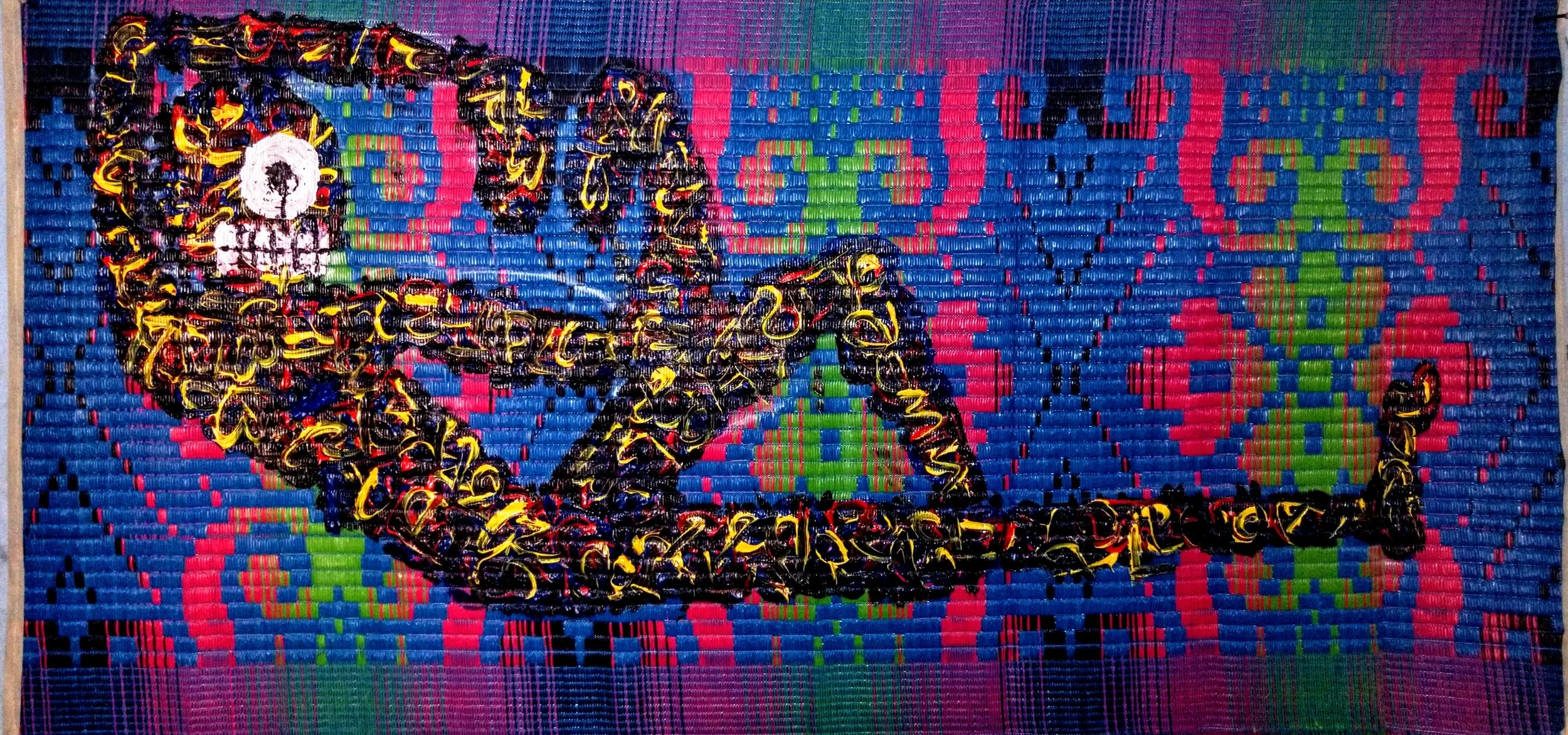 BLUE HEART, 2023. Installation - 85x180cm.