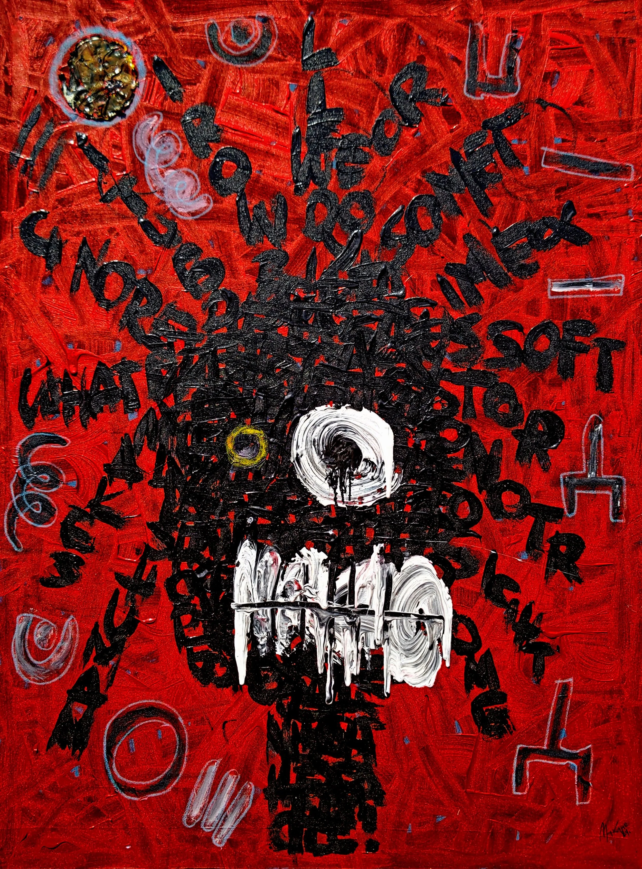 WHERE DO I BELONG III, 2024. Mixed Media on Canvas - 200x150x5cm.
