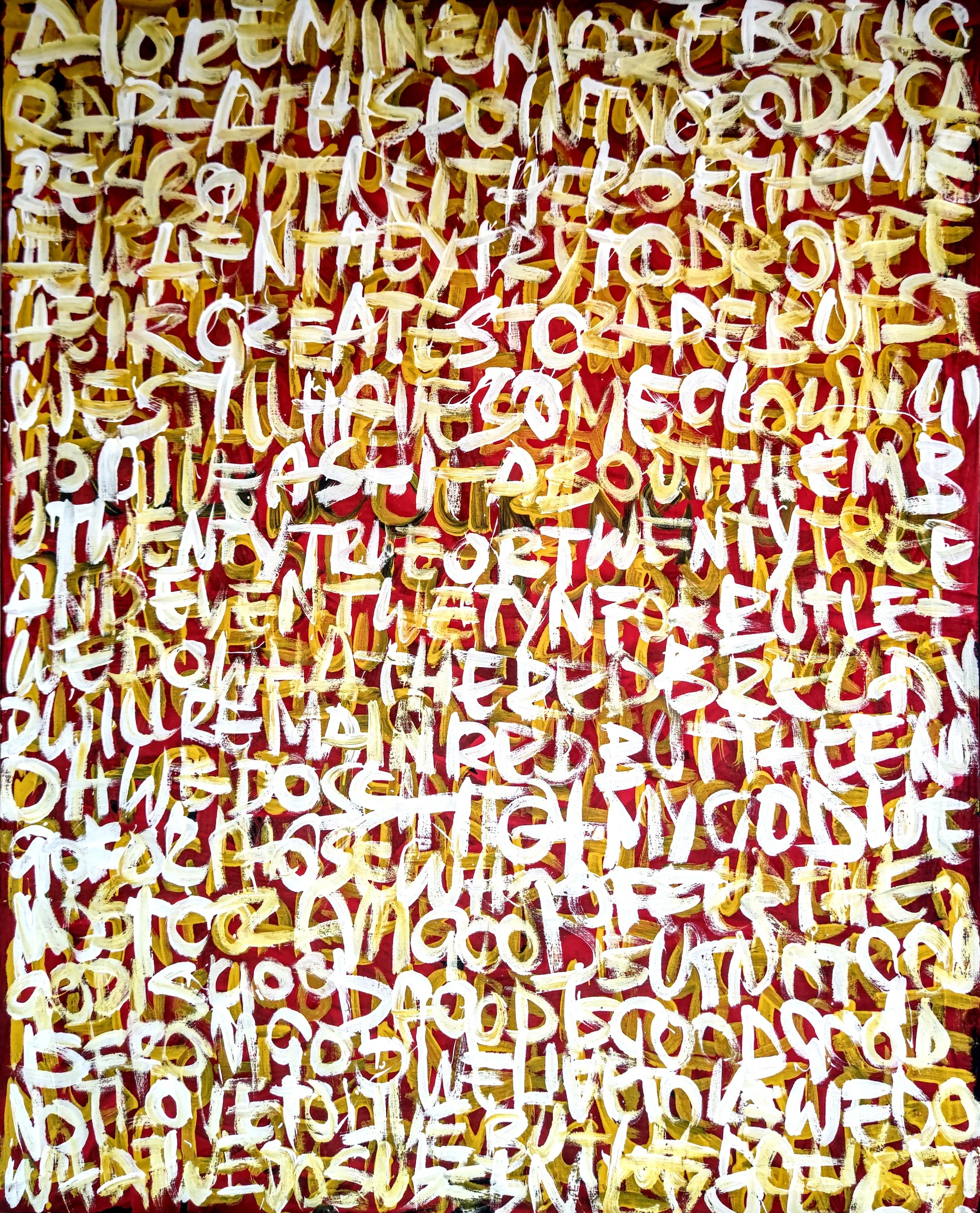 JUNE 11th, 2024. Acrylic paint on canvas - 150x120x10cm.