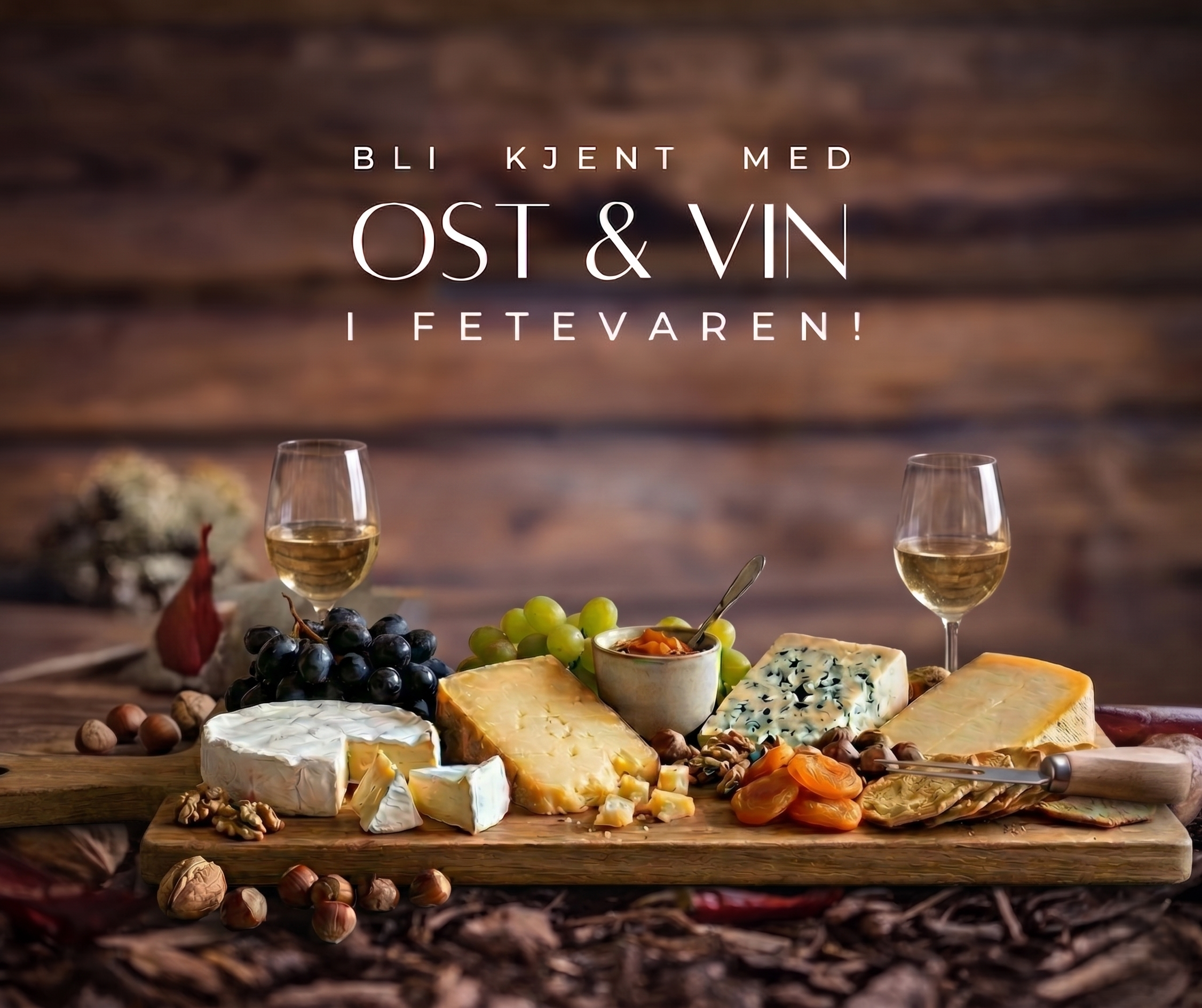 Bli kjent med ost & vin i Fetevaren! 04. november