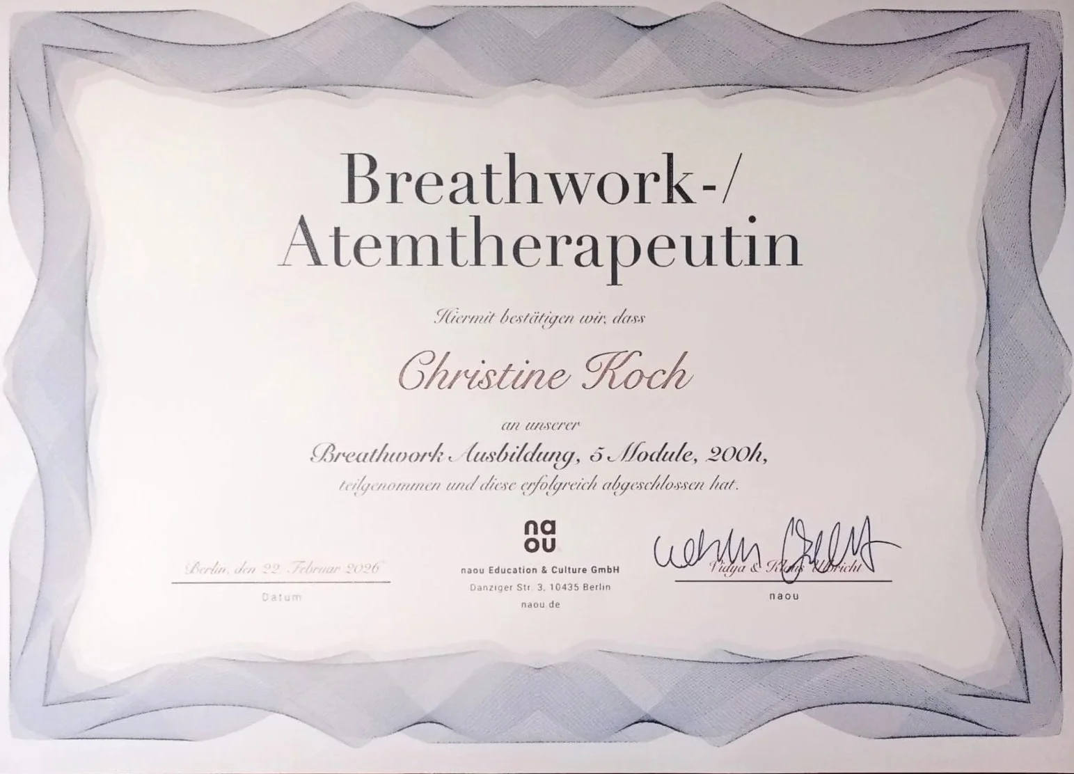 Breathwork-Atemtherapeutin