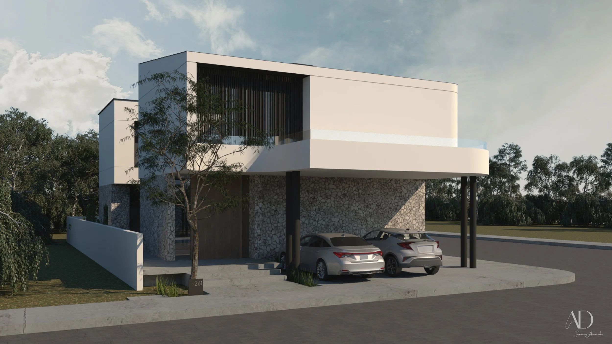 Render Fachada Arroyos Marina
