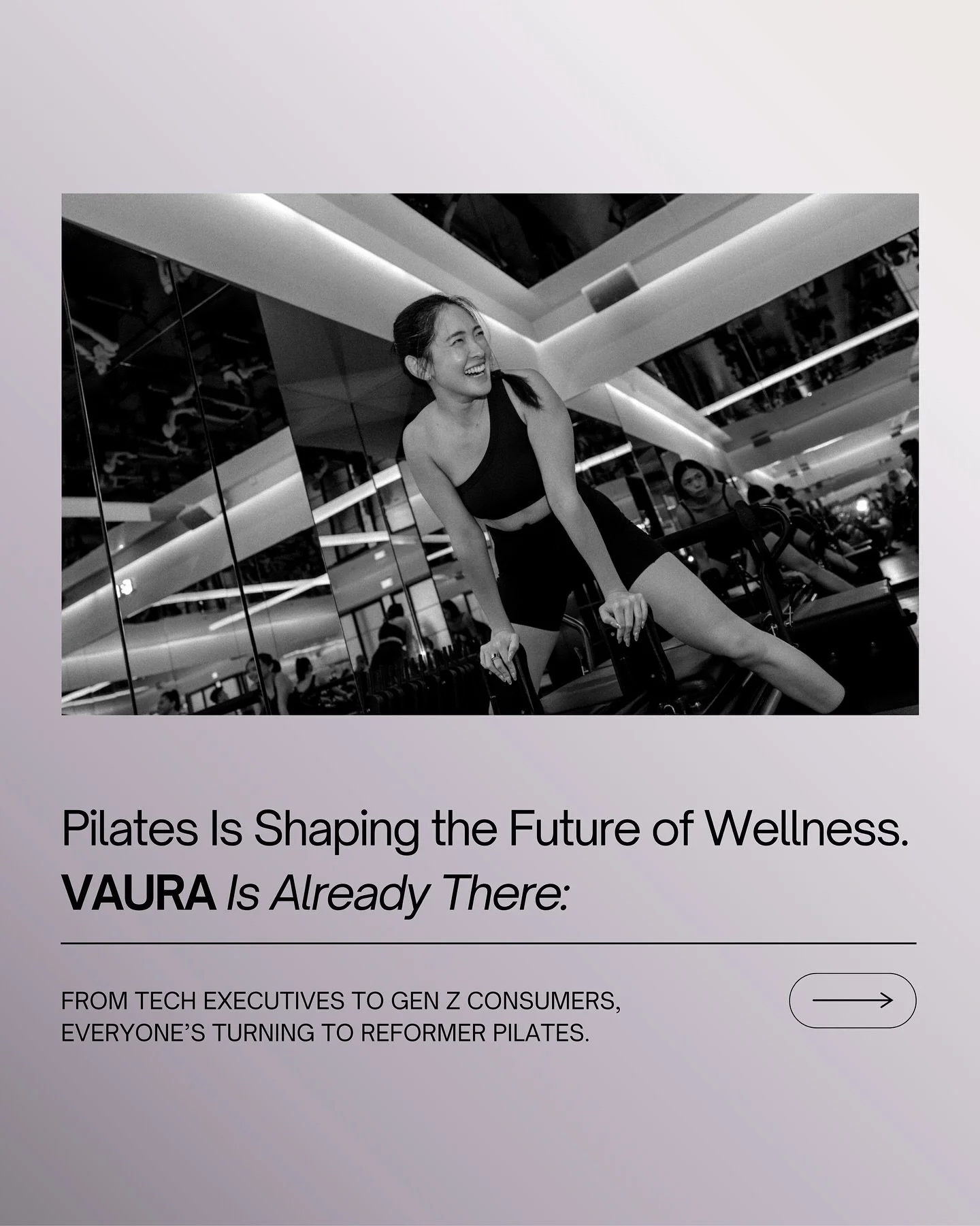 Pilates is no longer a niche, it&rsquo;s the future of fitness.
From high-performing CEOs to Gen Z trendsetters, the shift is clear: the world is turning to reformer Pilates. ⬇️

VAURA&rsquo;s immersive, multi-sensory format redefines movement: blend