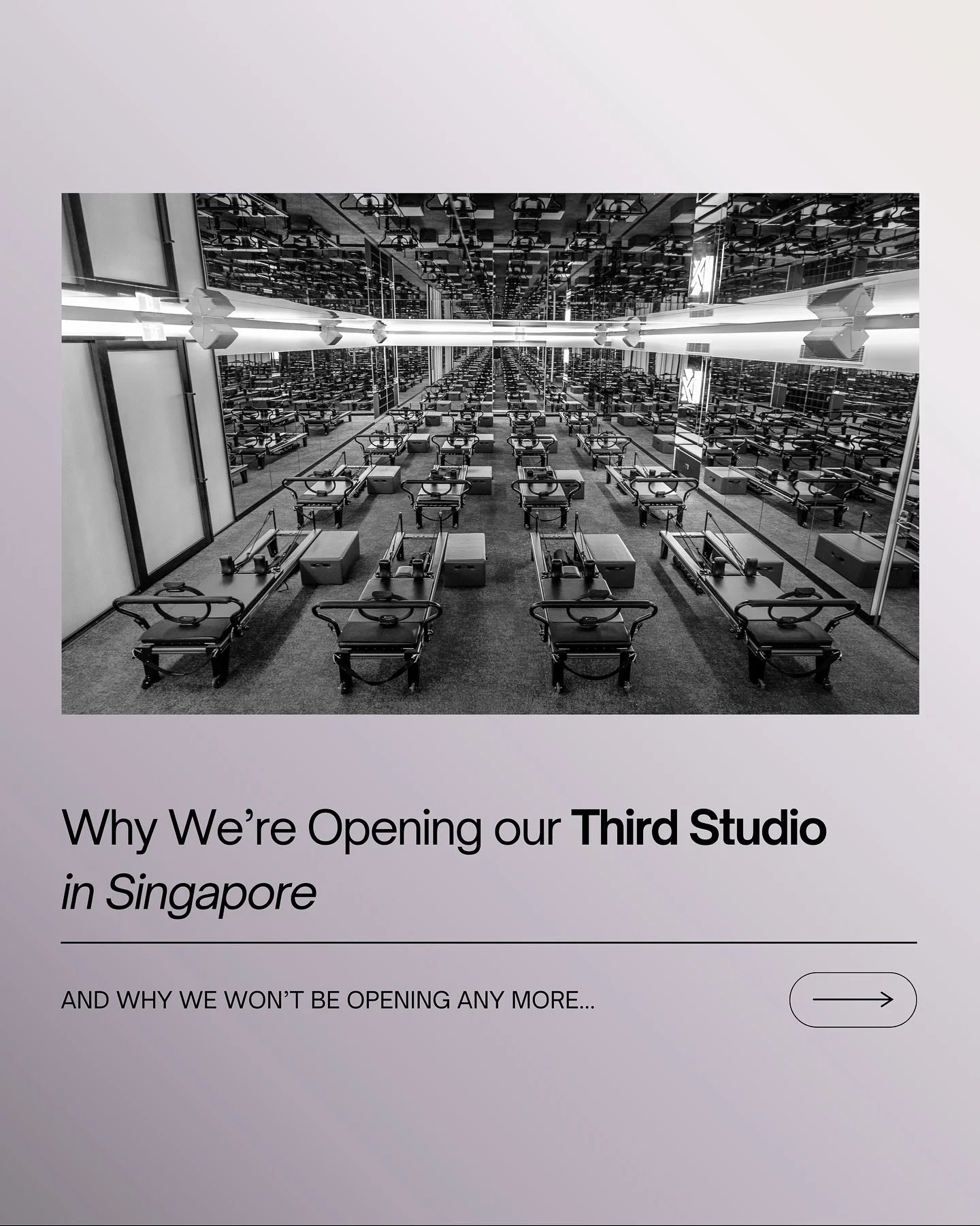 Three years. Three studios. One vision.

On Saturday, we celebrated Tanglin&rsquo;s 3rd birthday 🥂 - the studio where it all began.

Since then, we&rsquo;ve opened Joo Chiat, and this year, we&rsquo;ll launch Cross Street: our third and final VAURA 