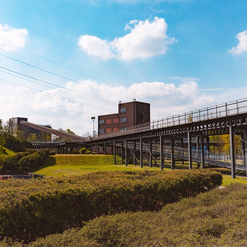 Foto des Nordsternparks in Gelsenkirchen. Das Foto gehört zu einer Bildserie von Pascal Salewski die das Ruhrgebiet portraitiert