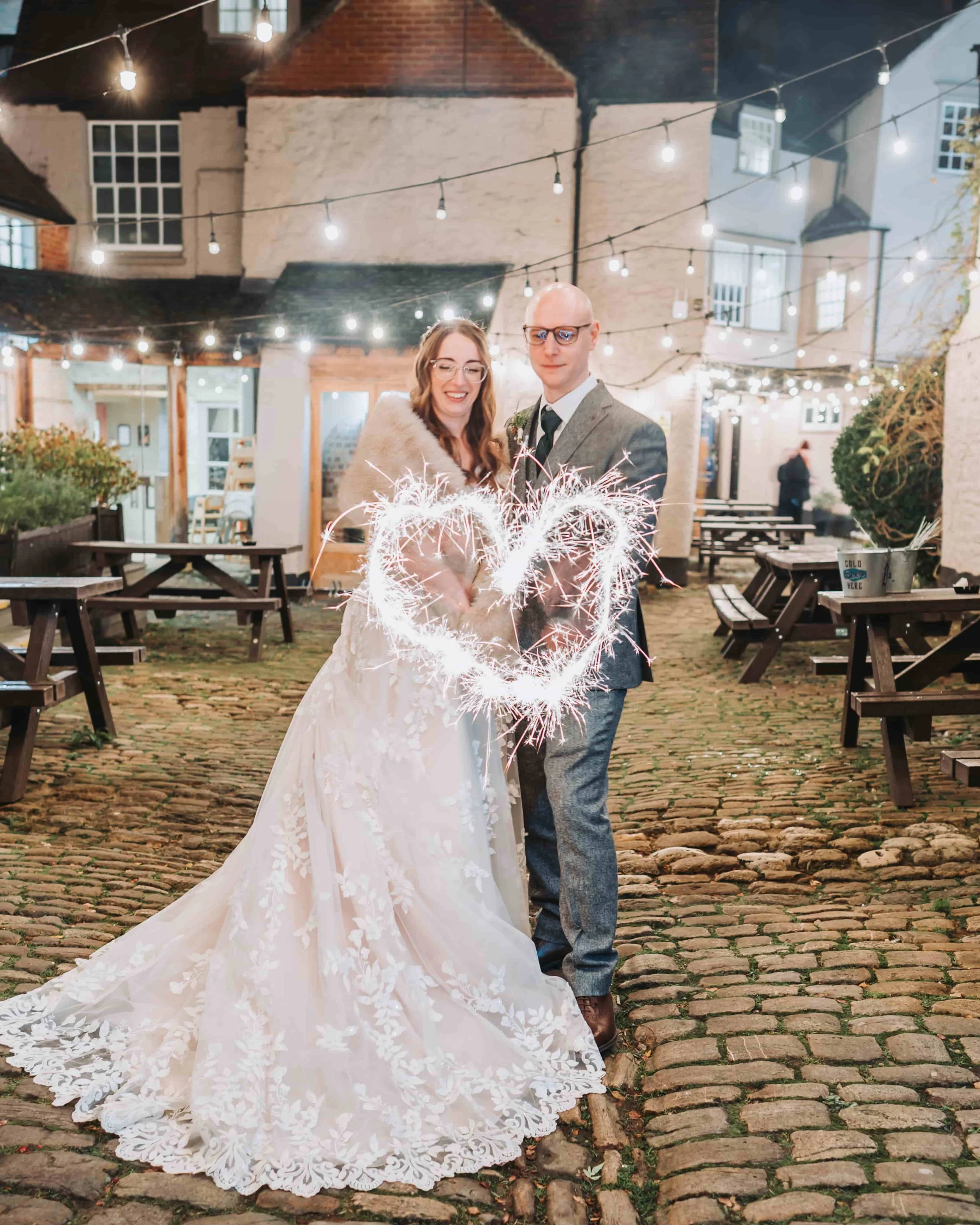 Wedding reception at the Crown &amp; Thistle pub wedding venue in Oxfordshire