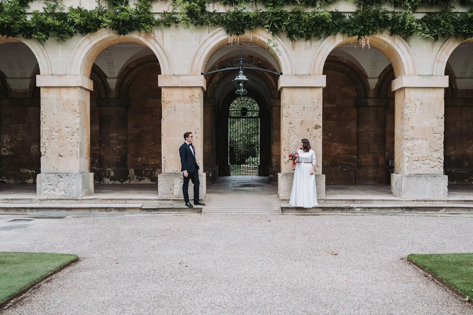 Oxford University college wedding venue in Oxfordshire with historic architecture