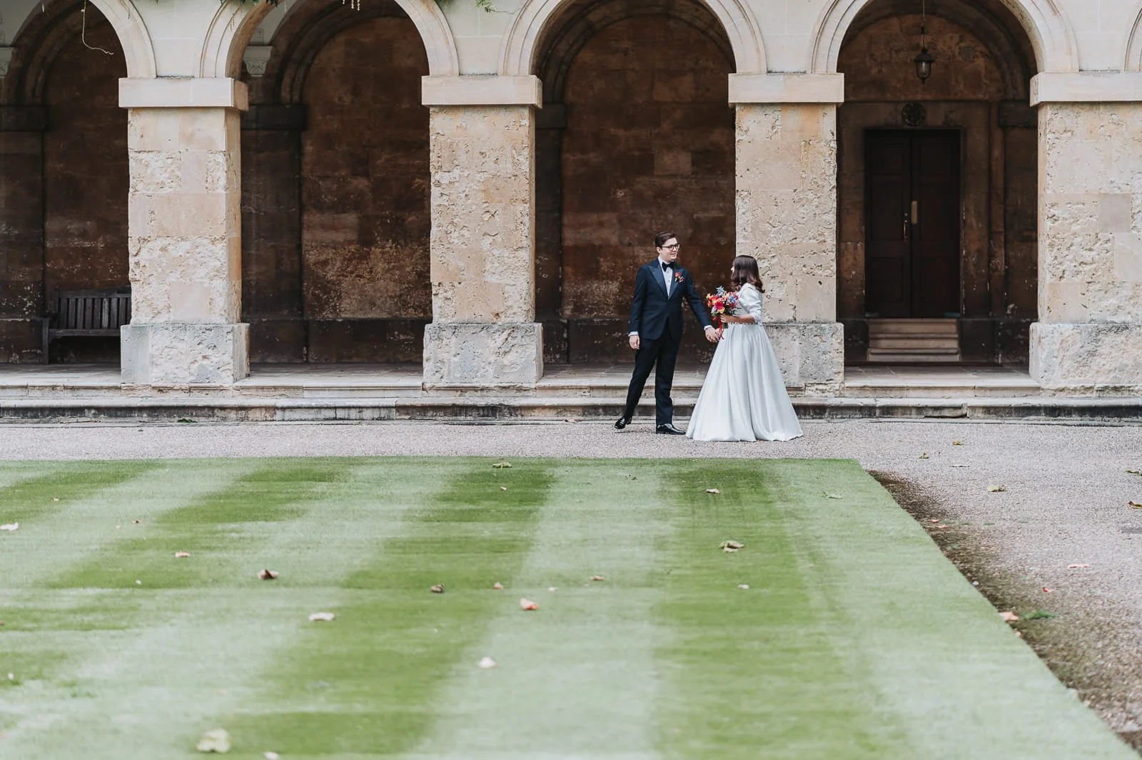 Wedding photography at Oxford University, a historic Oxfordshire wedding venue