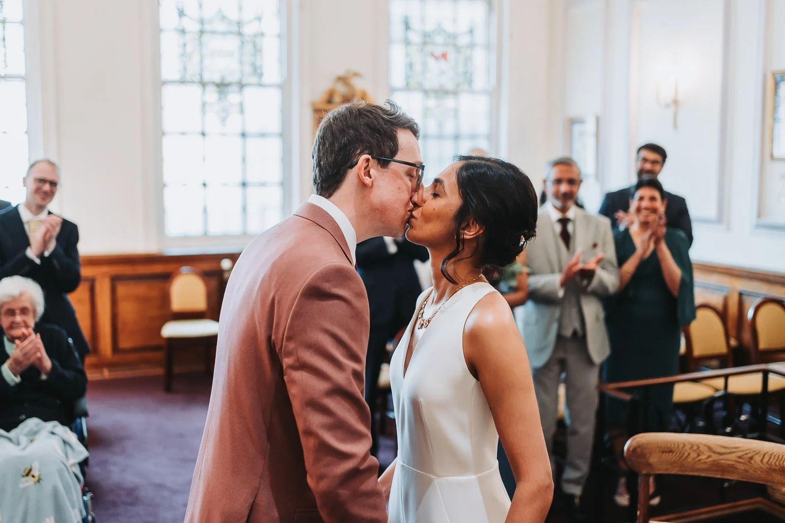 Civil wedding ceremony at Oxford Registry Office in Oxfordshire