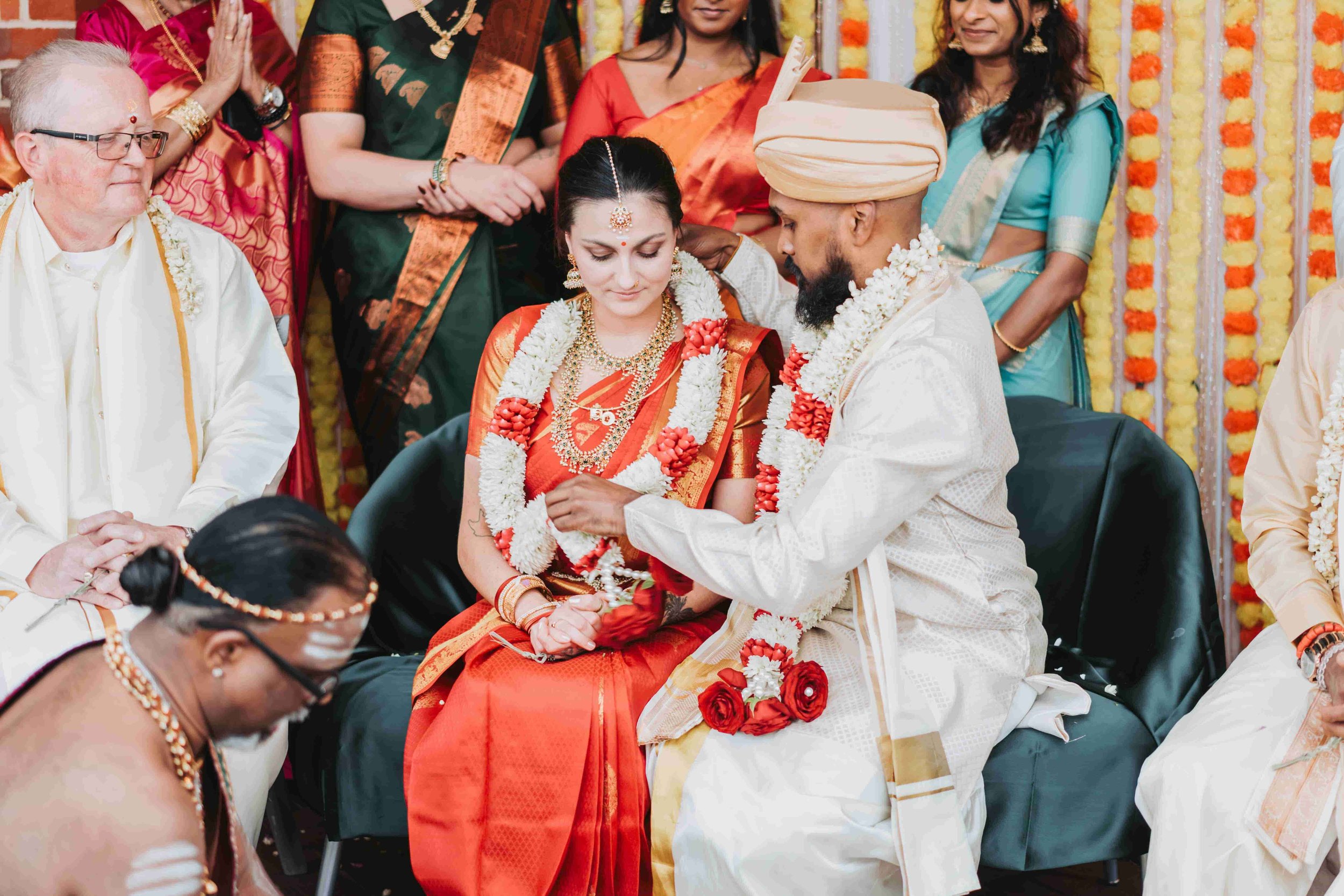 Wedding reception at Syrencot House with light-filled interiors and landscaped grounds