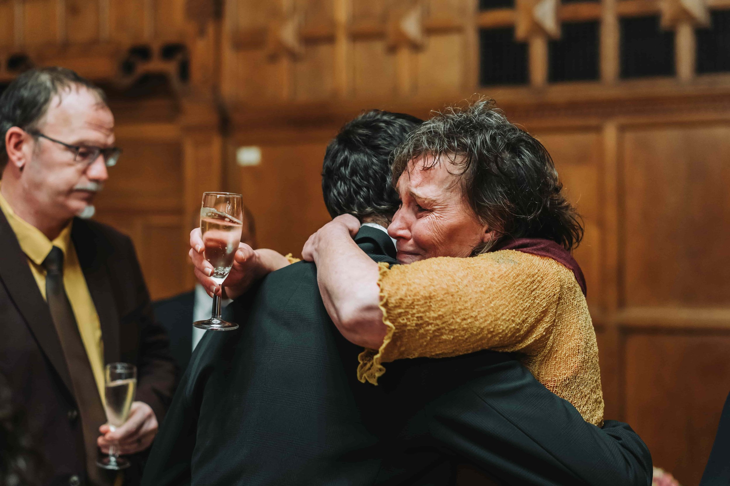 Natural candid moments from a wedding at Oxford Town Hall