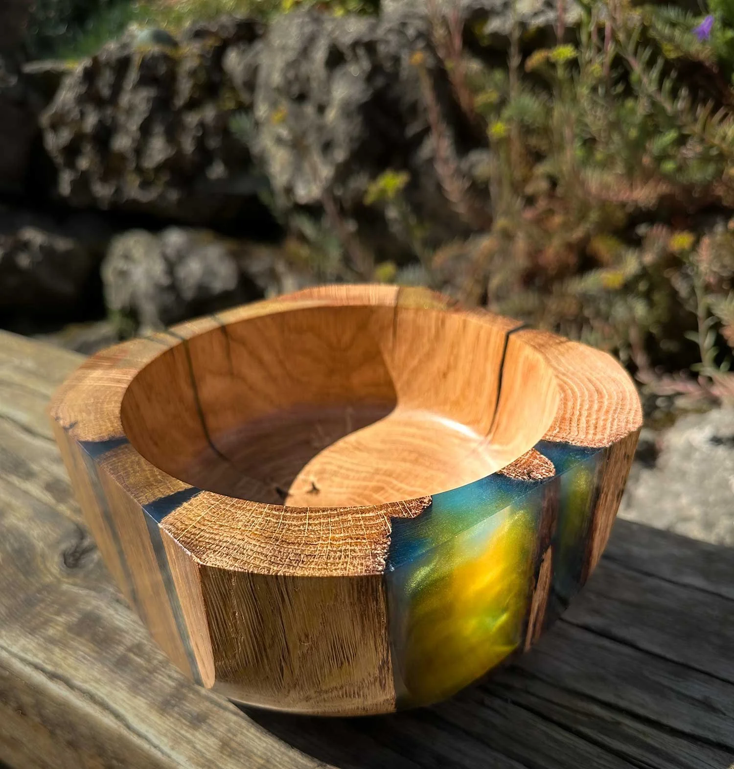 bowl---turned---resin-and-wood---green-and-yellow.jpg