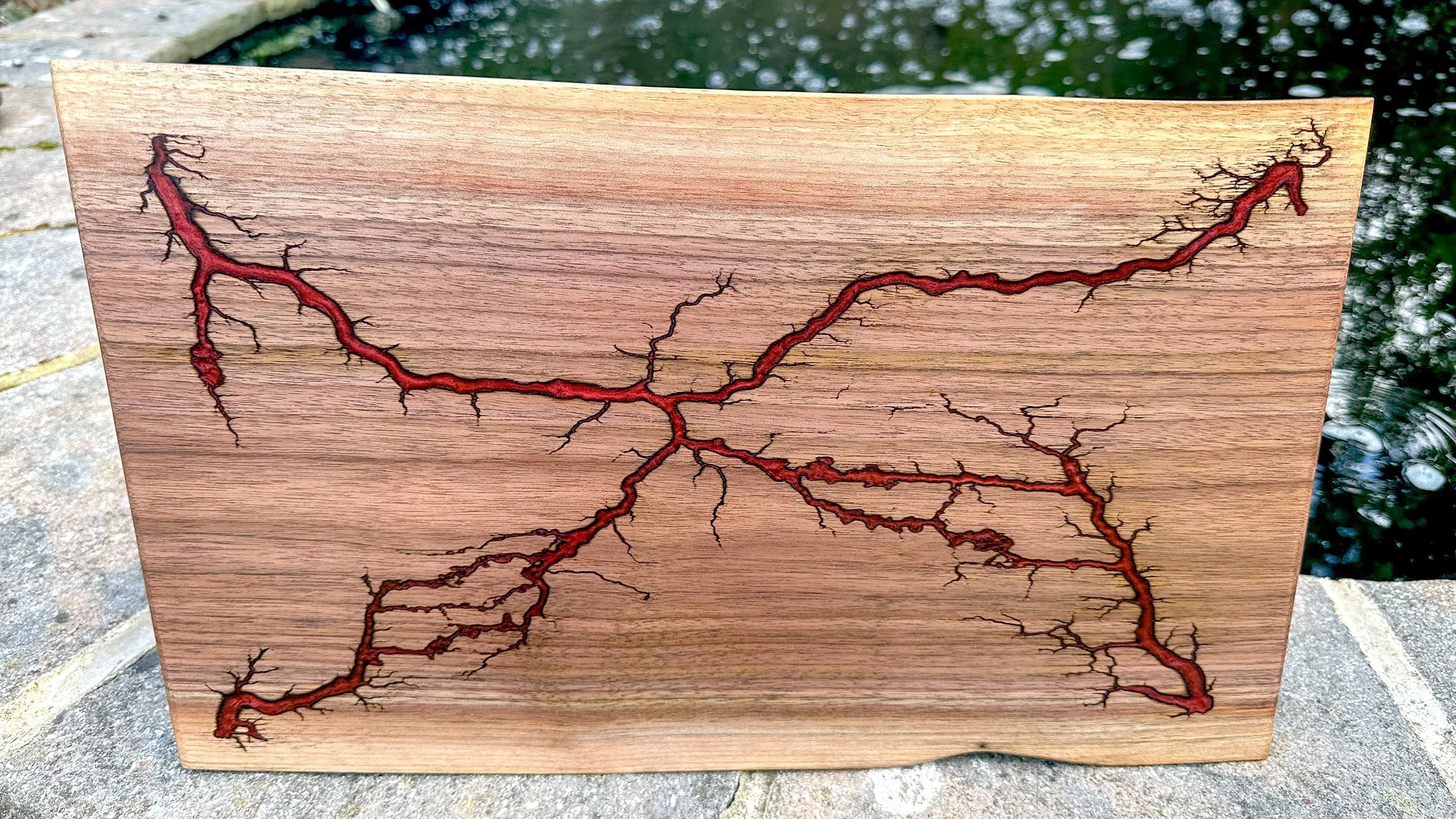  Fractal burned resin filled serving boards Prices: £50-70 