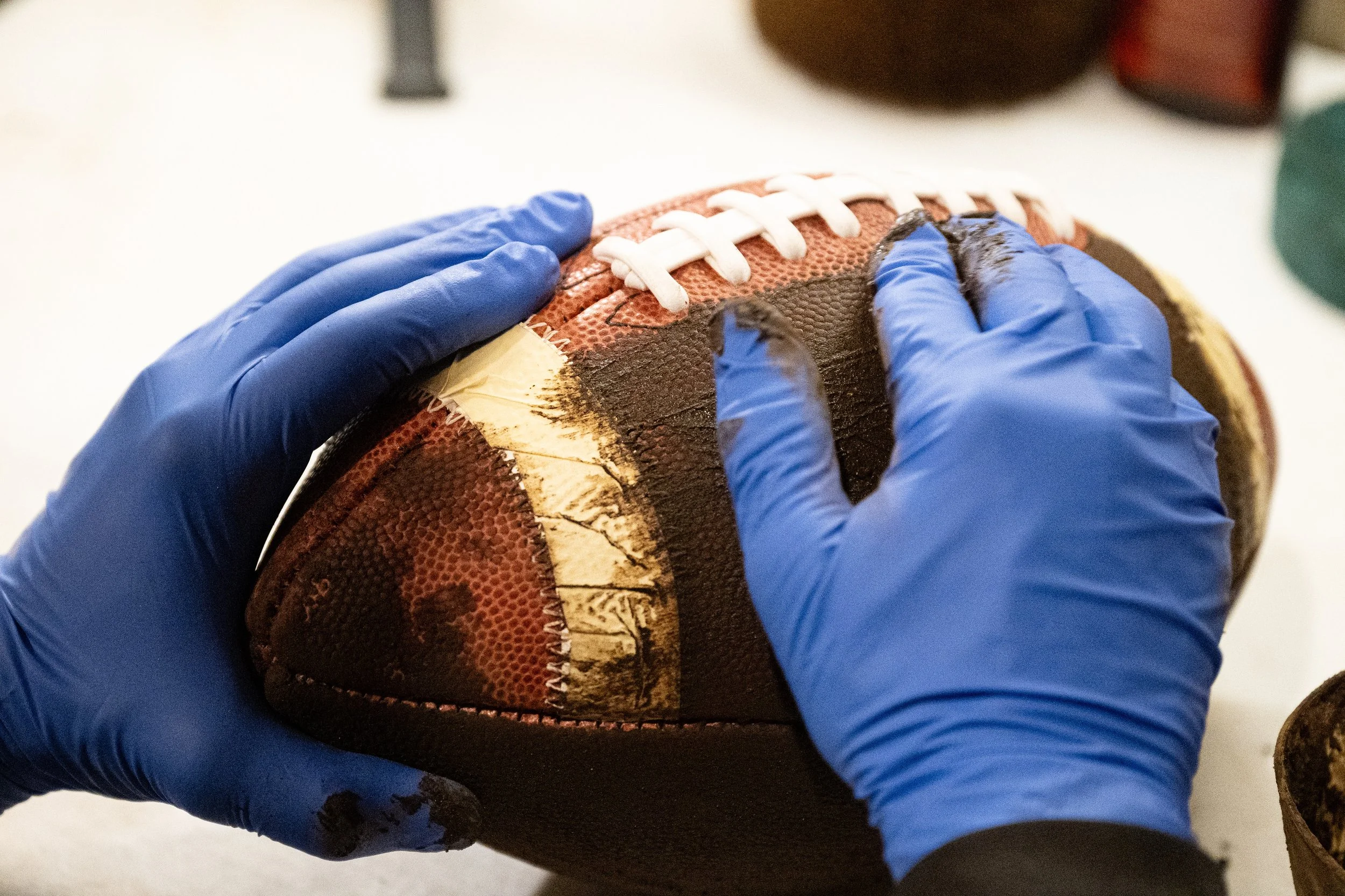 Professional Leather Football Break-In Service