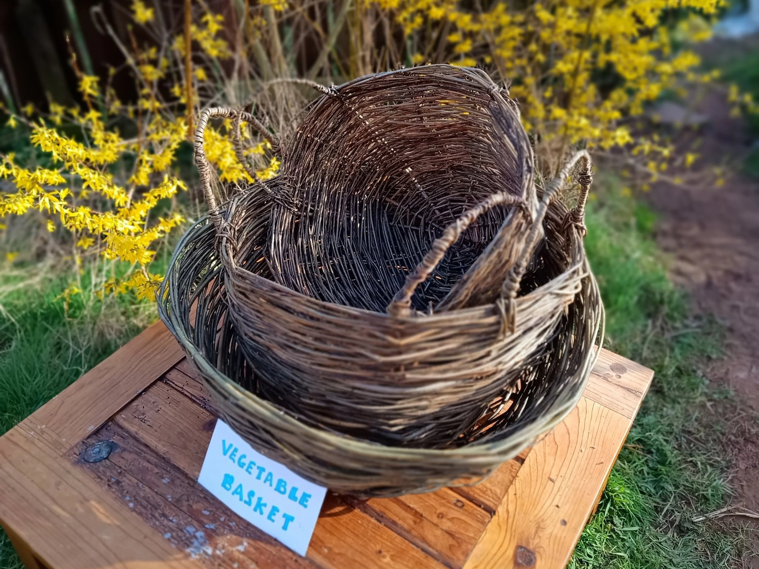 Item 1 - 3 stackable vegetable storage baskets £20 per basket