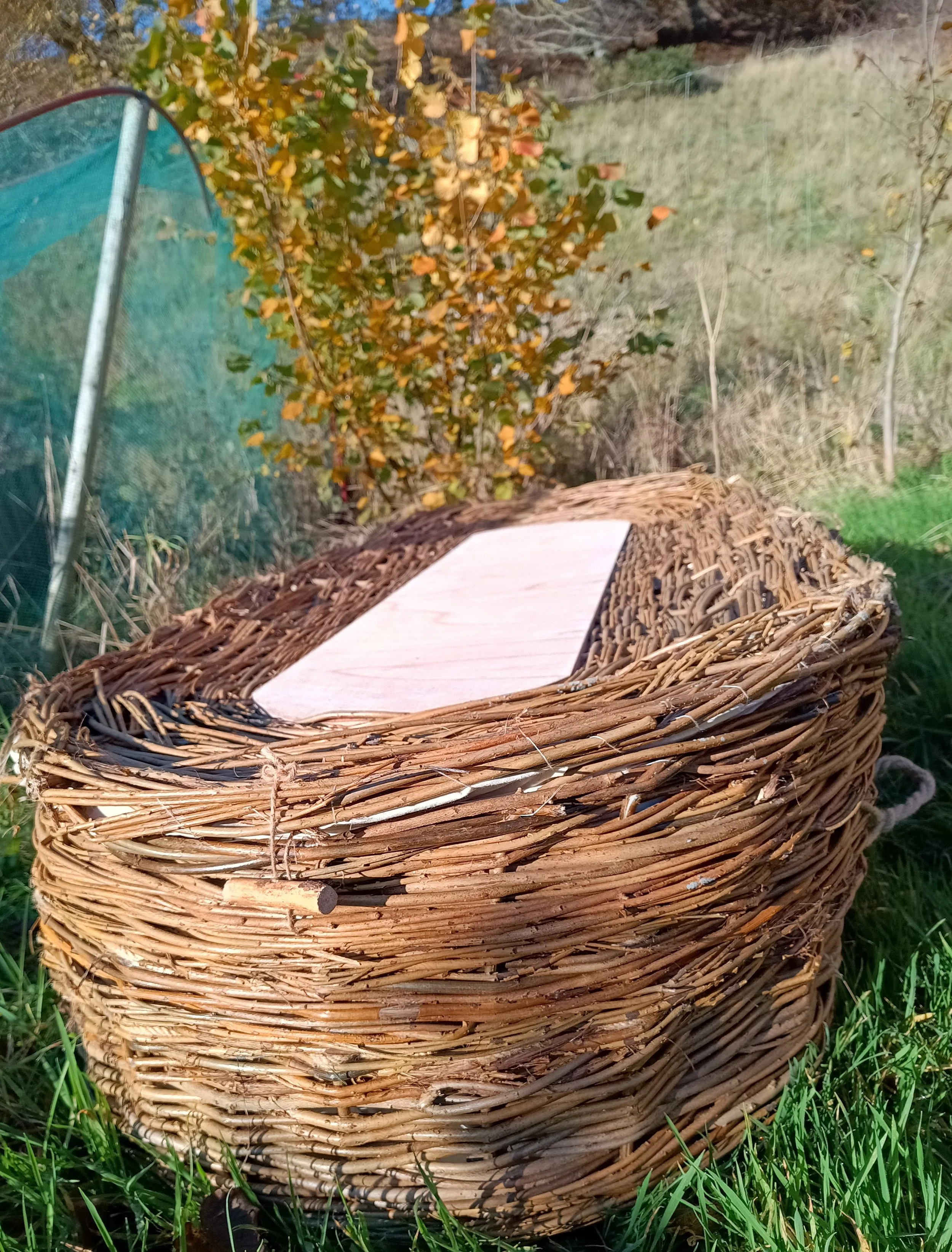 Willow wicker coffin by Away with Willow