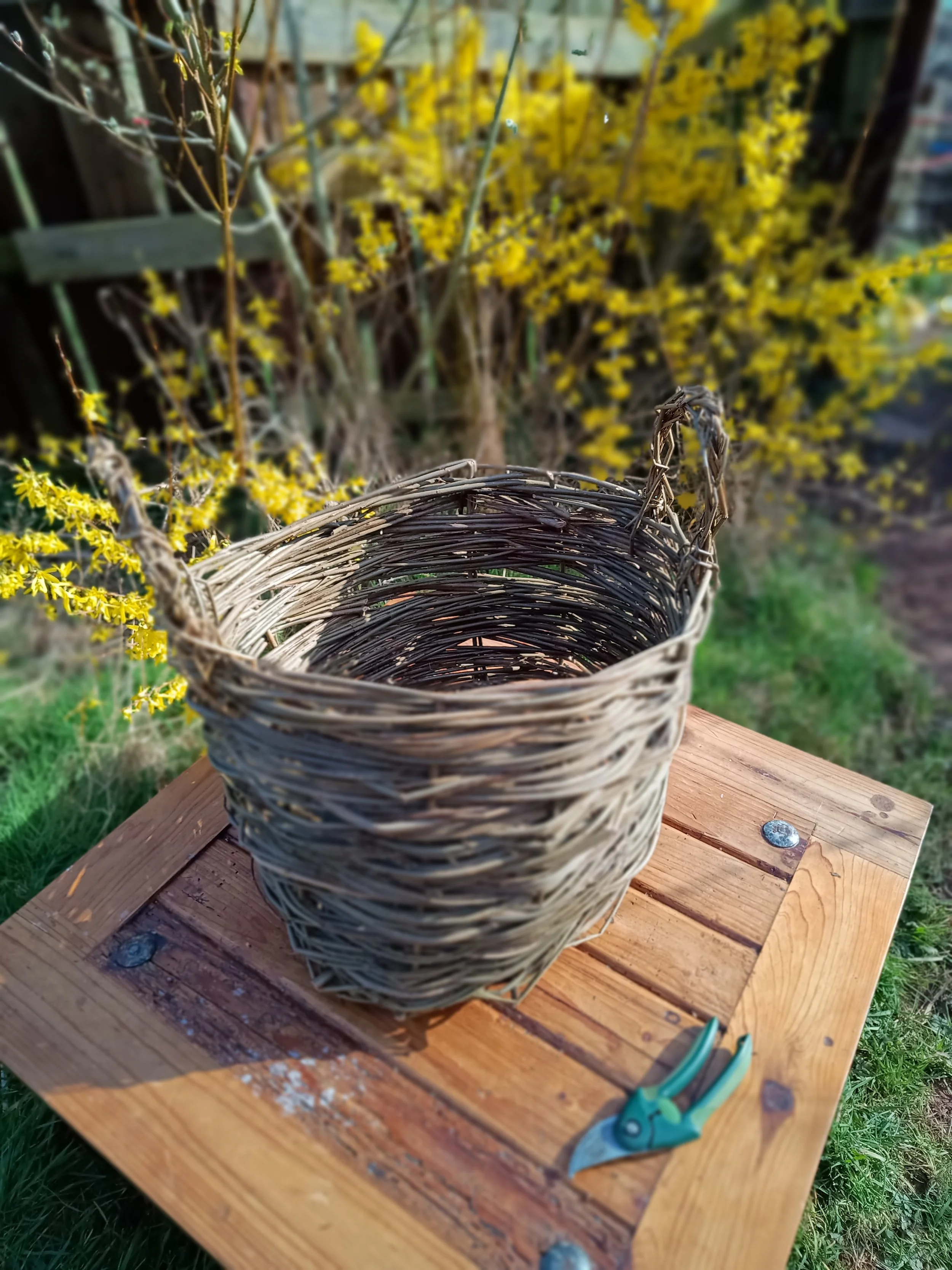 Item 18 medium sized log basket £55