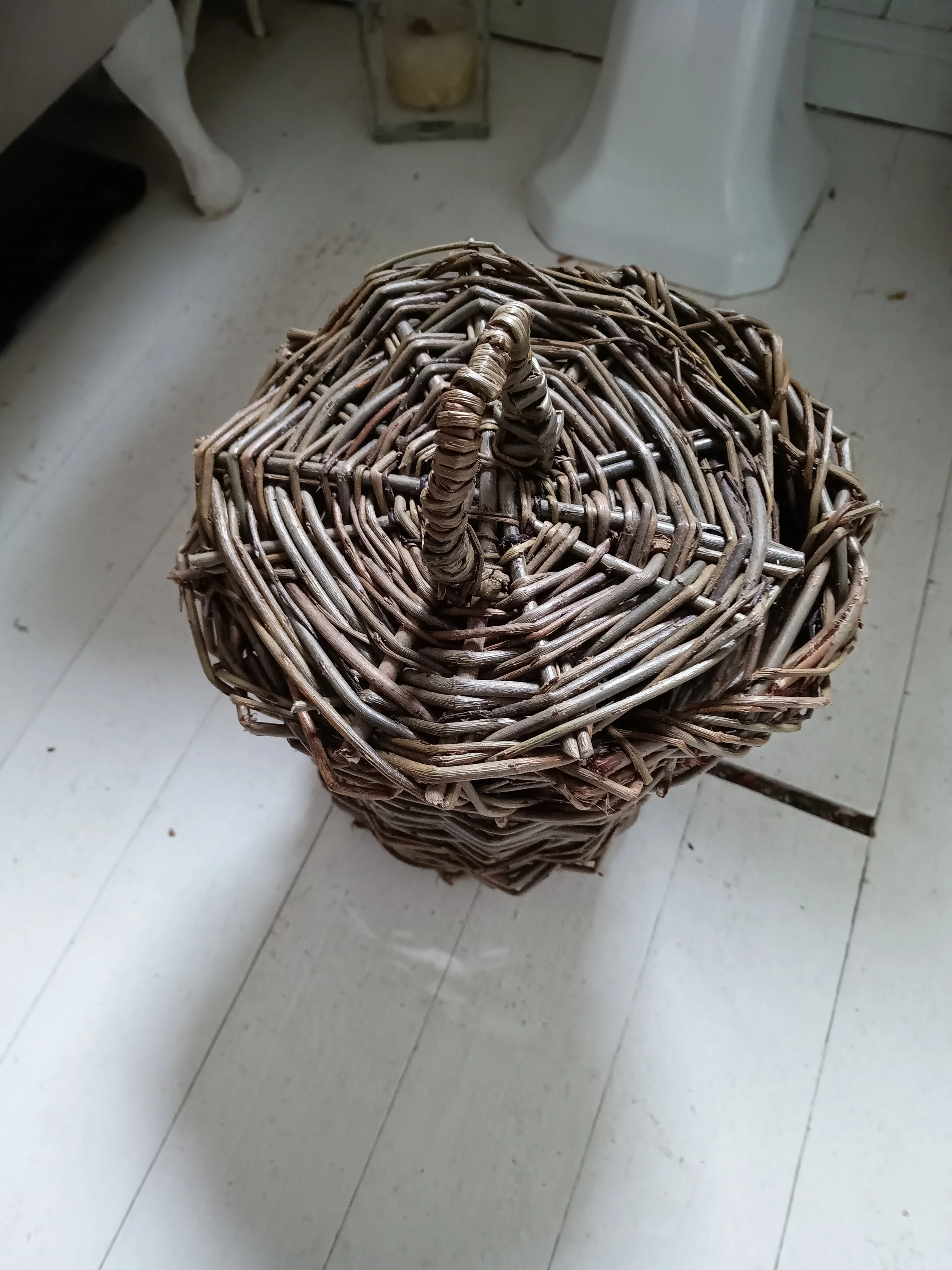 woven willow wicker basket workshop Morningside Edinburgh