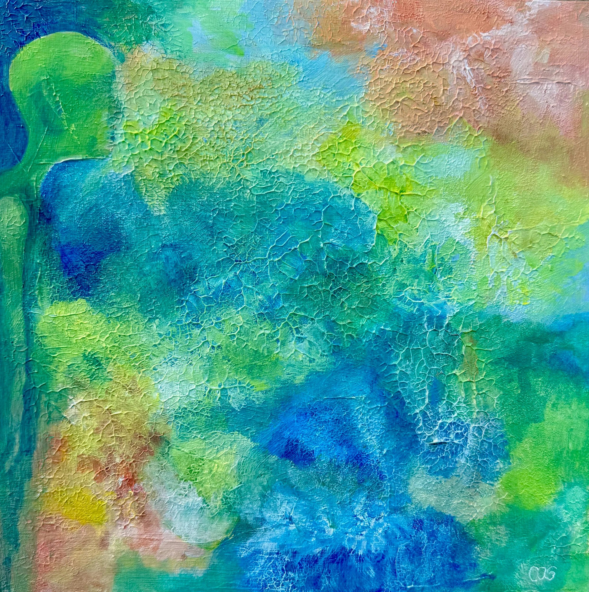 Expanse (2025)
Acrylic on board | 30 x 30cm (framed) 
[SOLD]