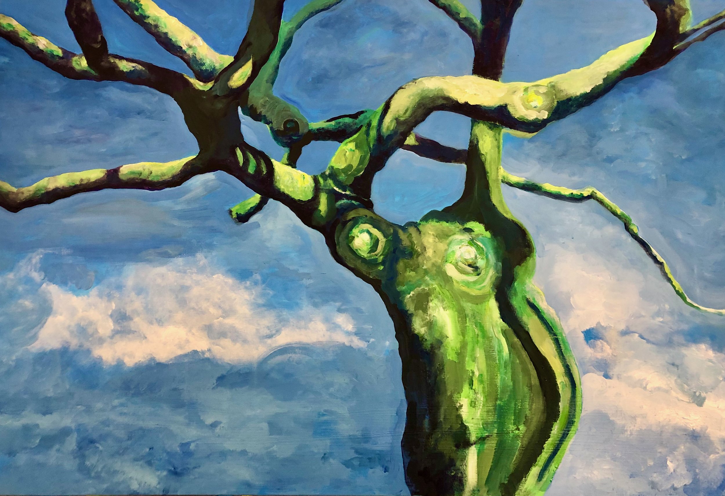 Flamenco tree (2022)
Acrylic on canvas | 80 x 120 cm