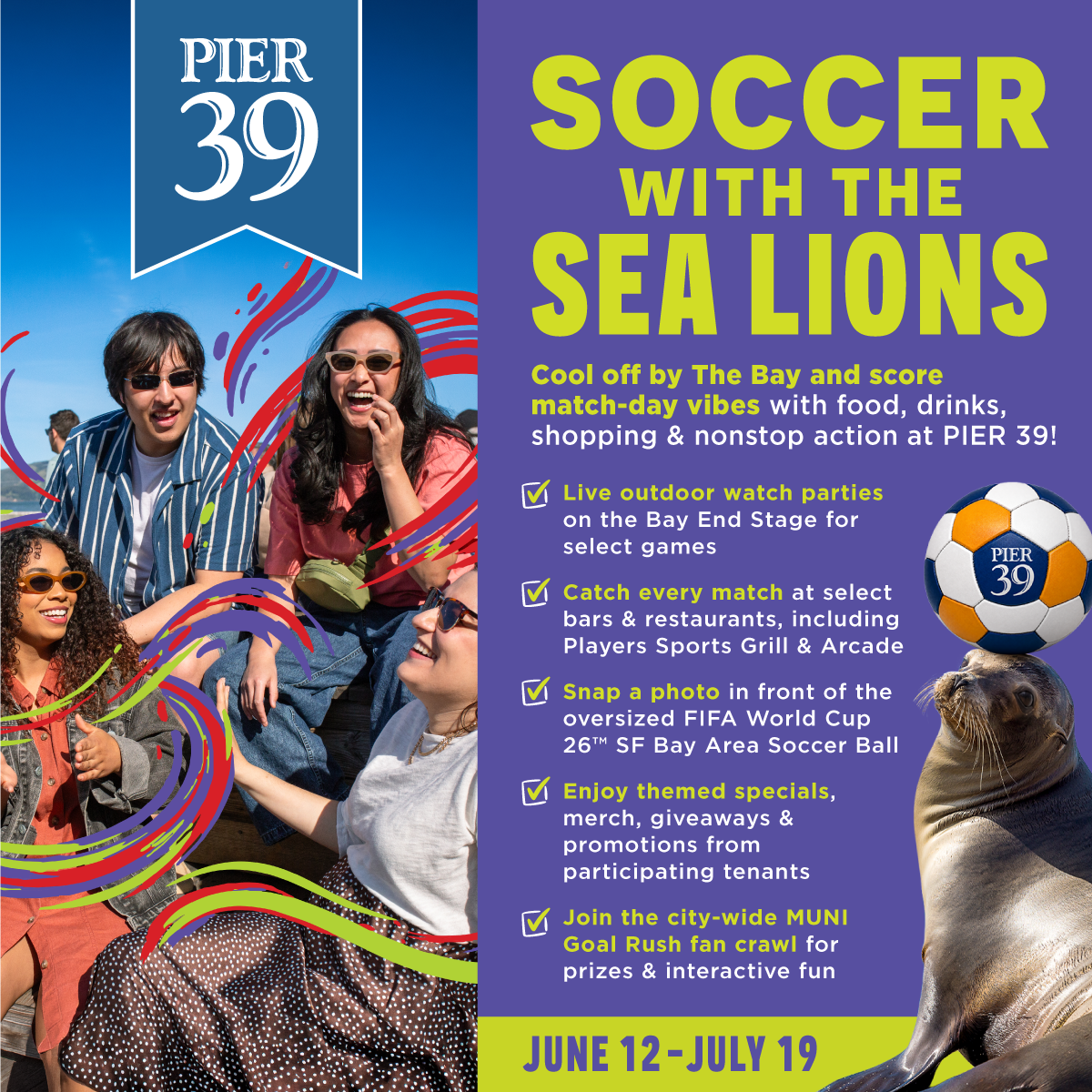 PIER 39 Soccer Watch Parties