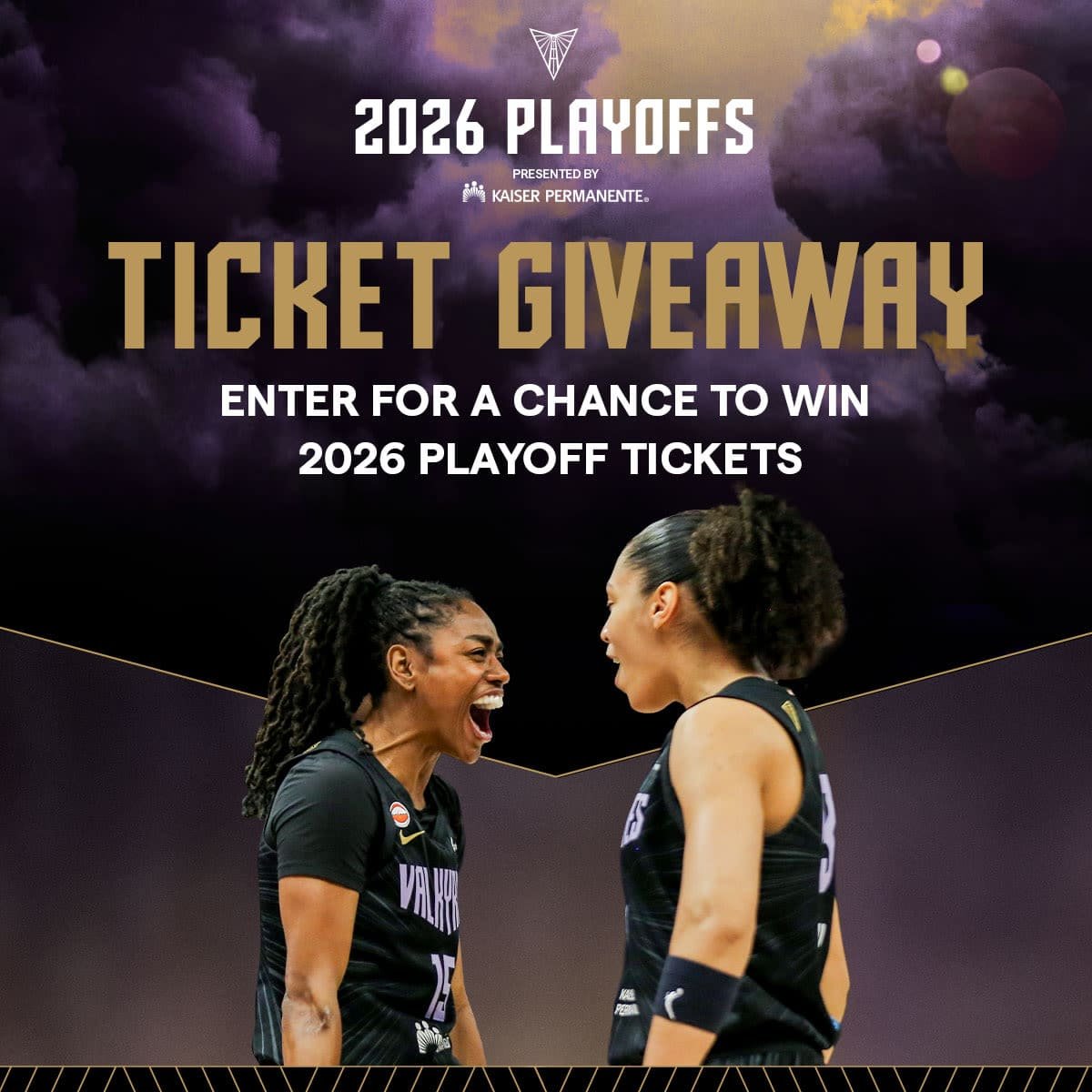 Golden State Valkyries 2026 Playoffs Ticket Giveaway