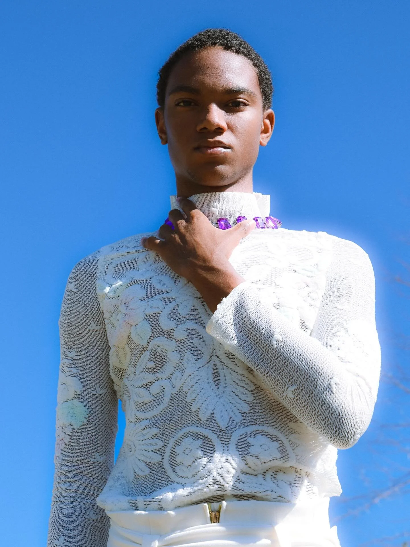 #PORTRAIT 
Djudja, l&rsquo;homme tendre 💜

💜: @ofc.djudja 
📷: @guillaumehaurice 

#shoot #namibie #lareunion #mode