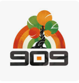 Colorful logo with abstract shapes and the text '90s' in stylized font.