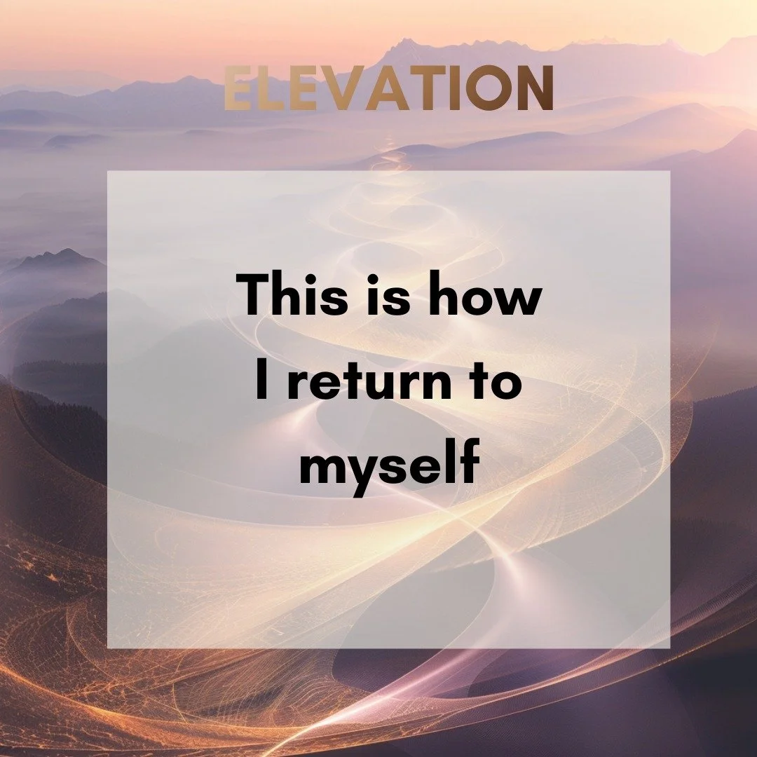 When the loop returned &mdash; I didn&rsquo;t collapse.
I paused.
I listened.
And I let this rhythm form through my voice.

This is how I reorient when I lose direction.
Not by pushing.
Not by waiting for a breakthrough.
But by remembering myself.

E