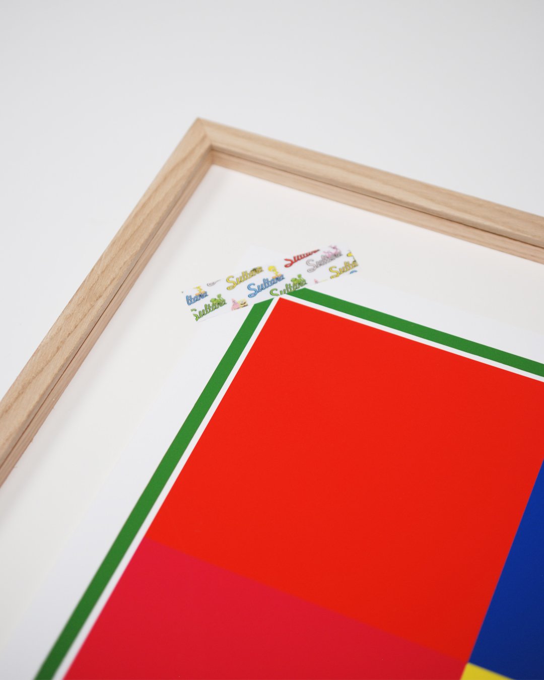 Affiche d’exposition issue des archives de l’artiste Olivier Millagou.