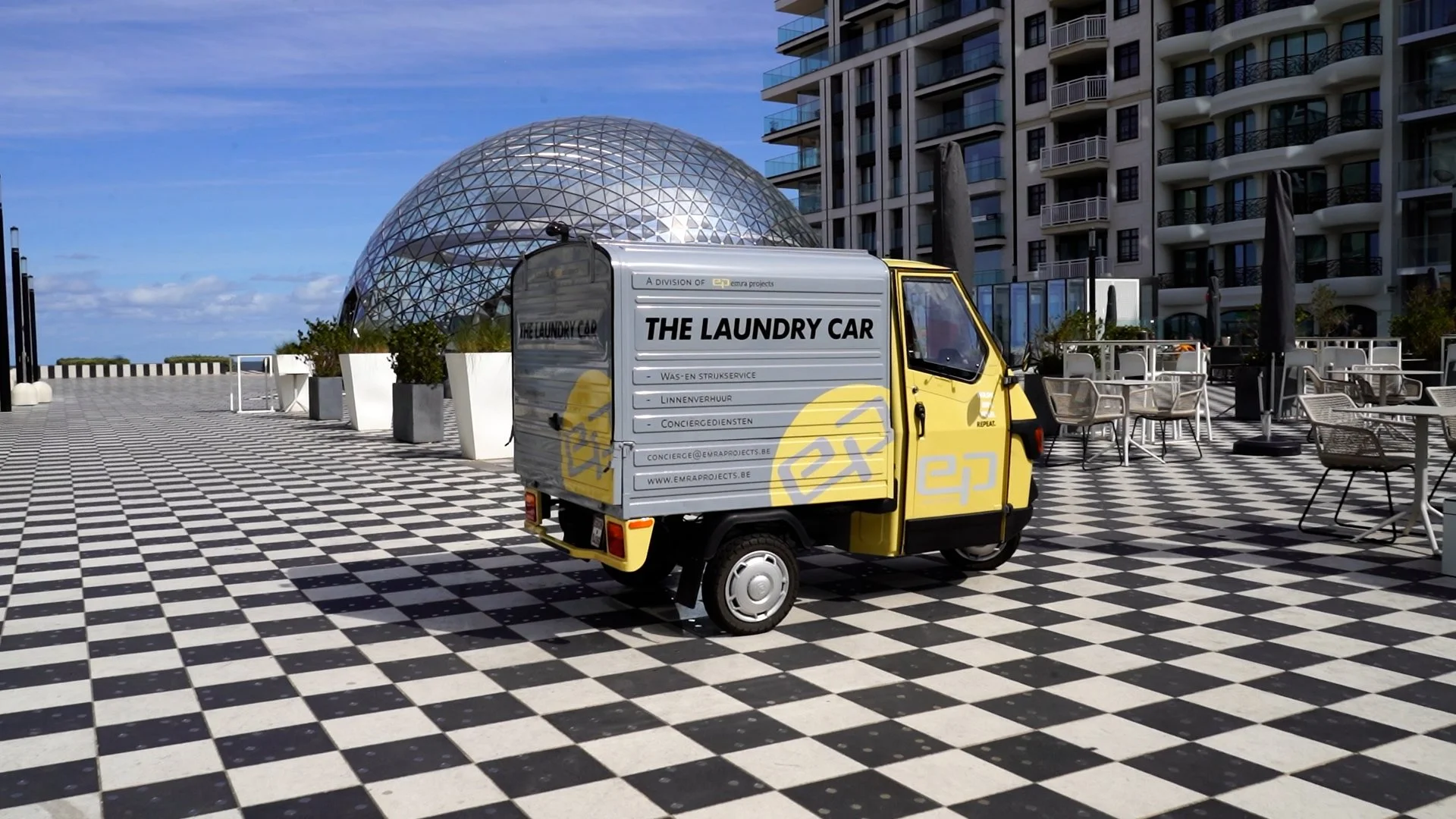The laundry car
