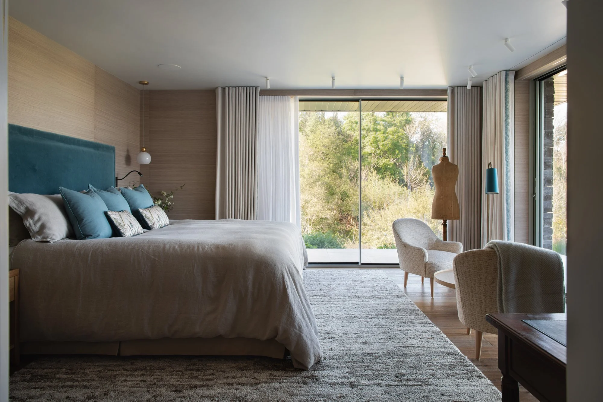 The master bedroom, after