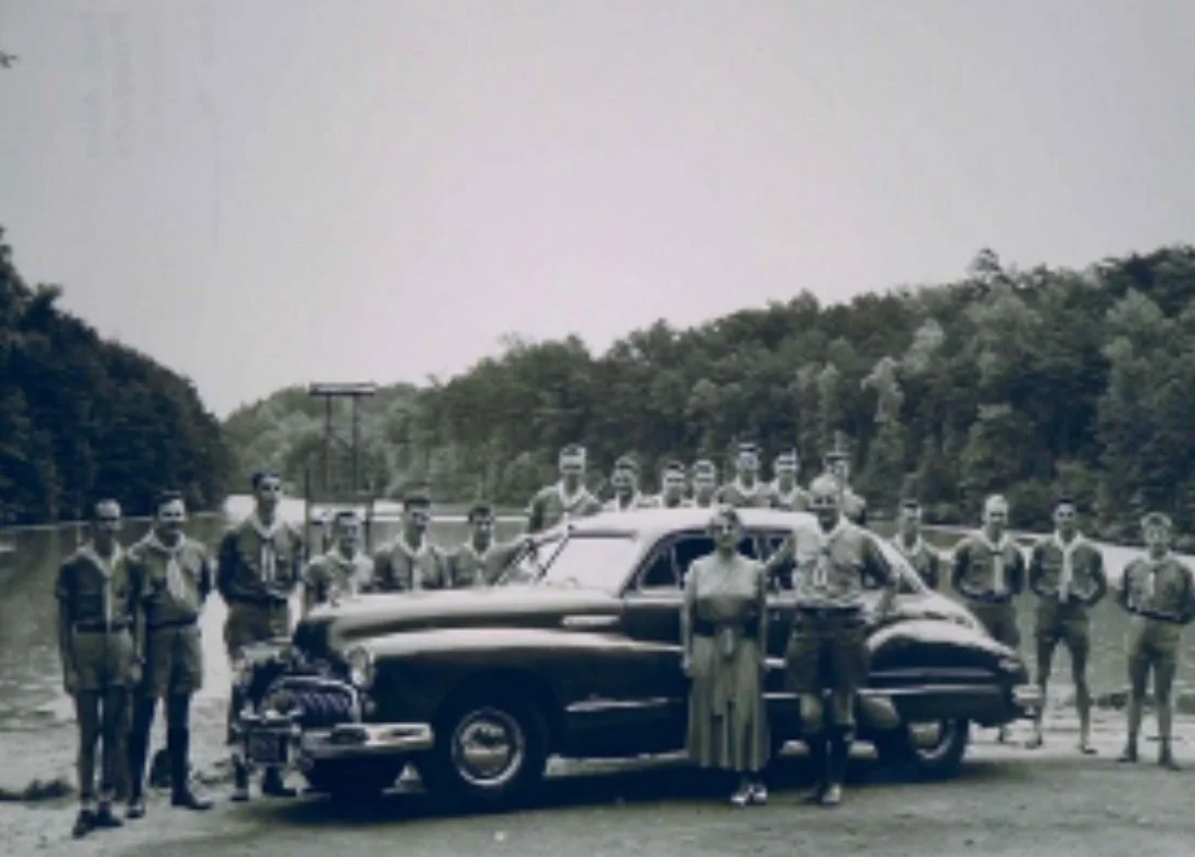 Bud & Lily Schiele with the Scouts